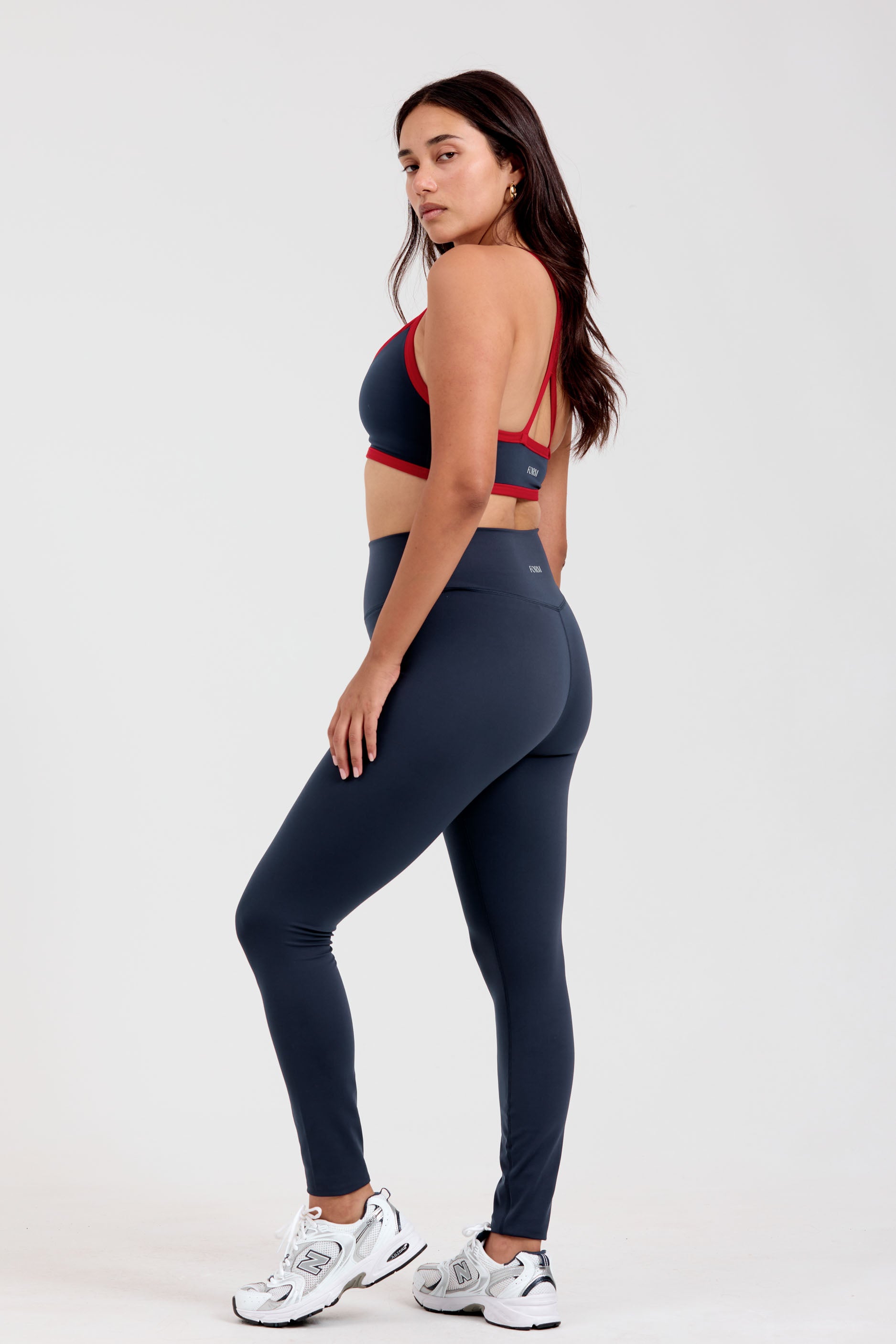 Reversible V Neck Bra Cherry/Cherry Navy/Cherry