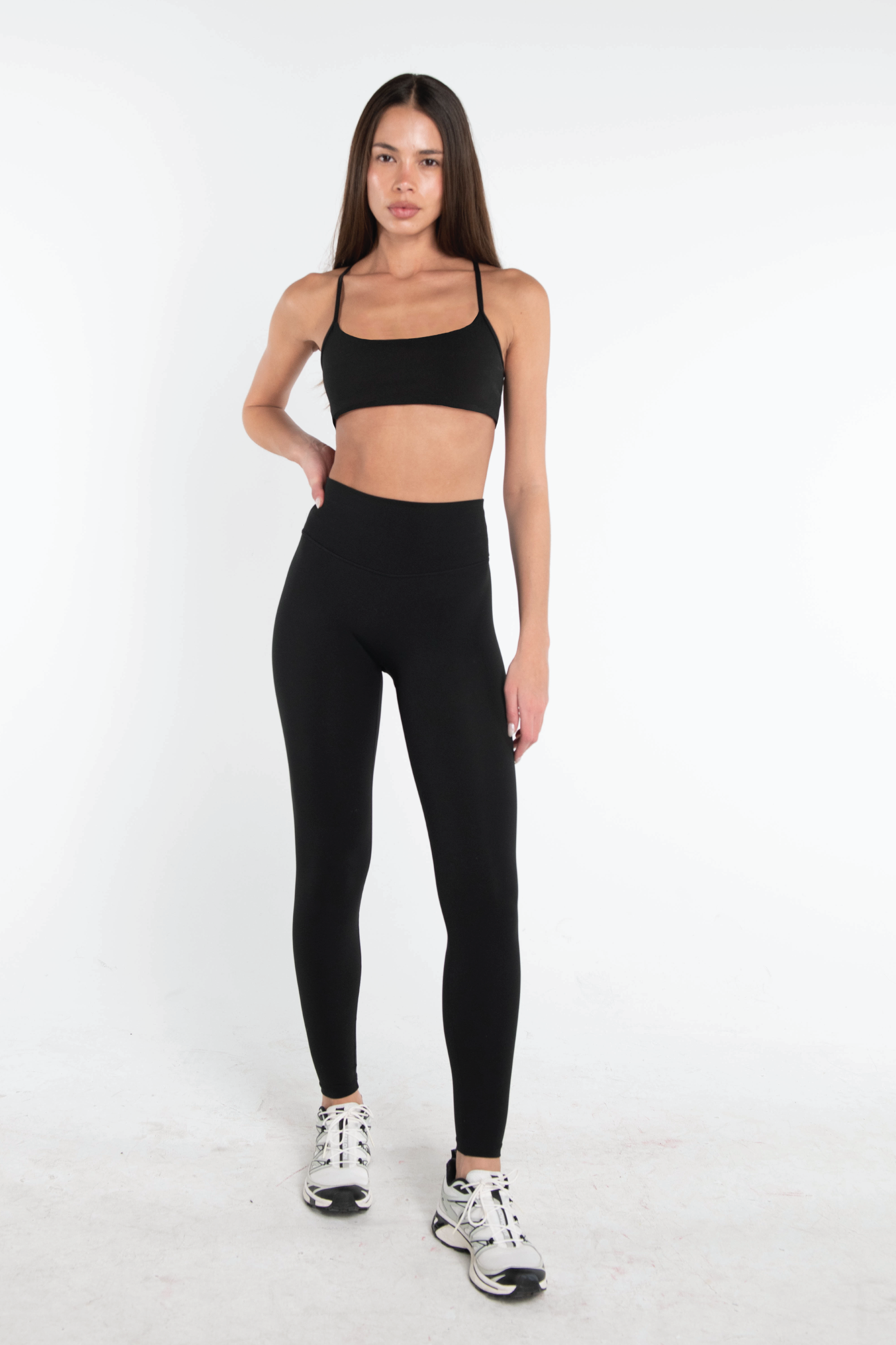 Criss Cross Bra Black