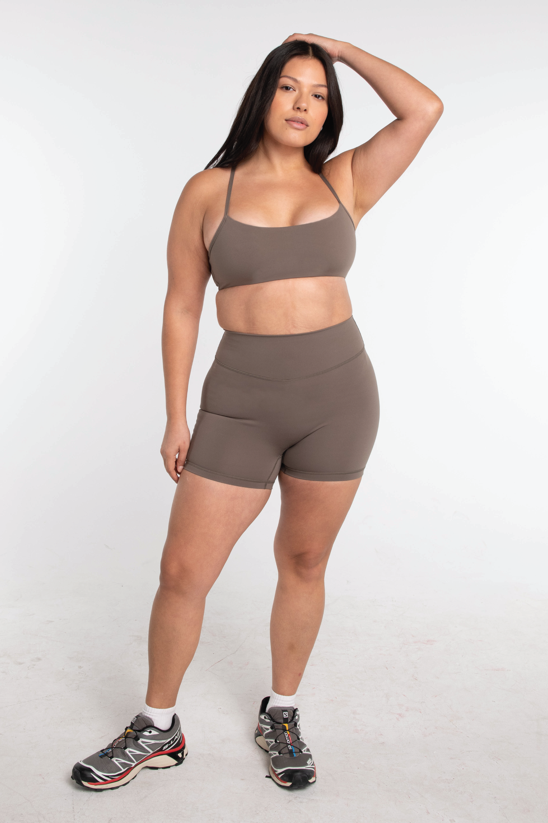 Criss Cross Bra Walnut