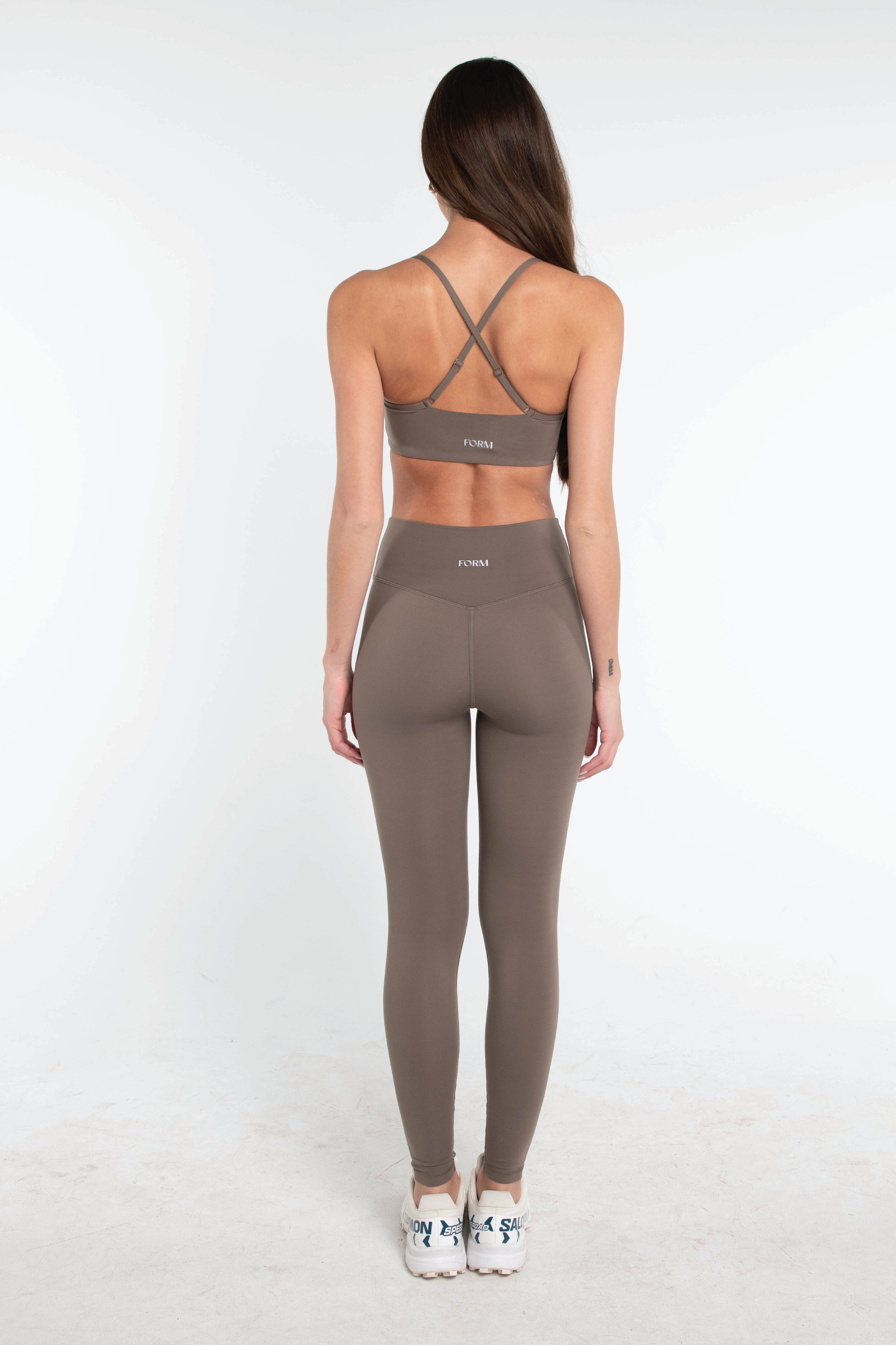 Criss Cross Bra Walnut