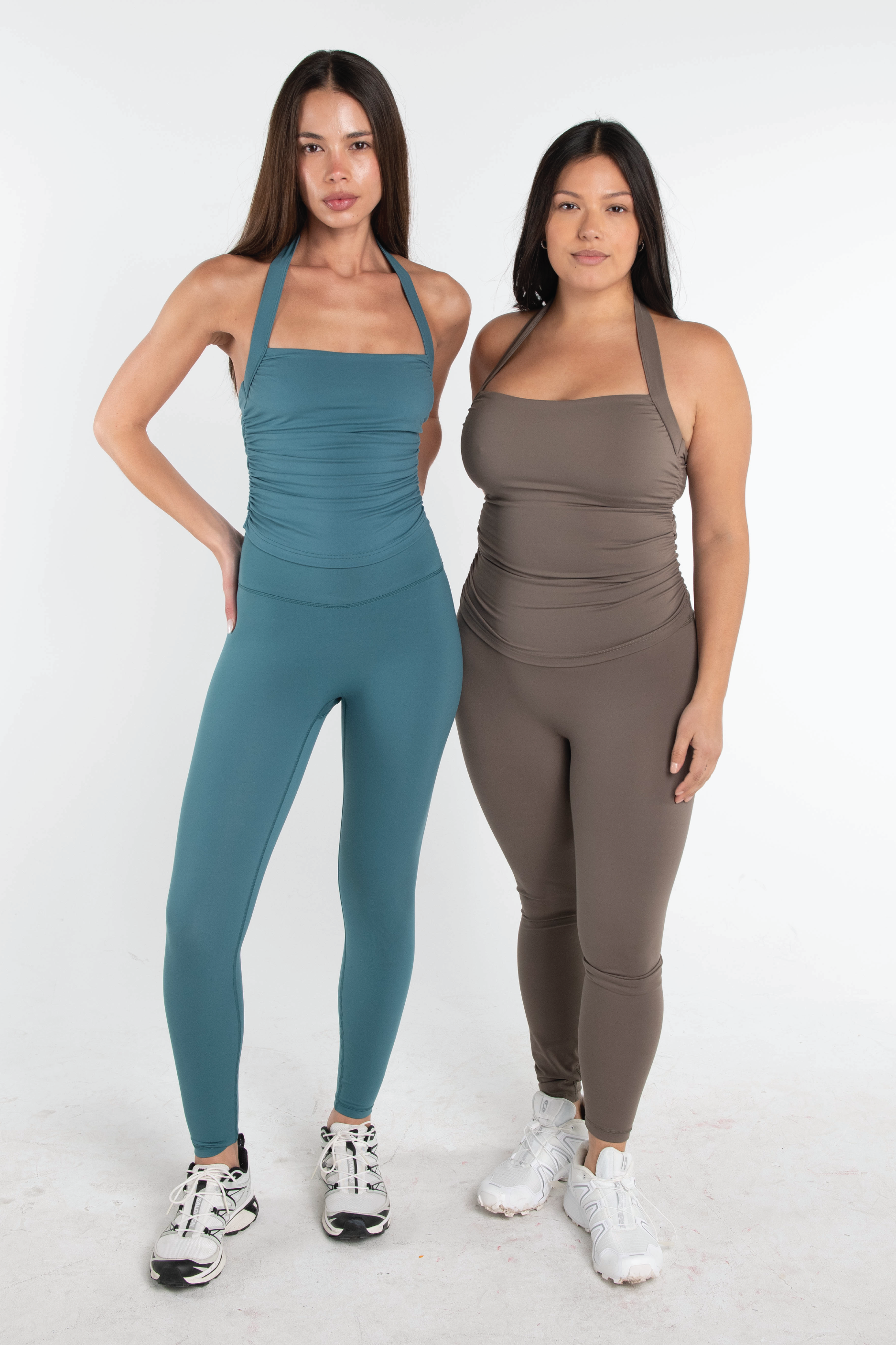 Halter Scrunch Tank Lagoon