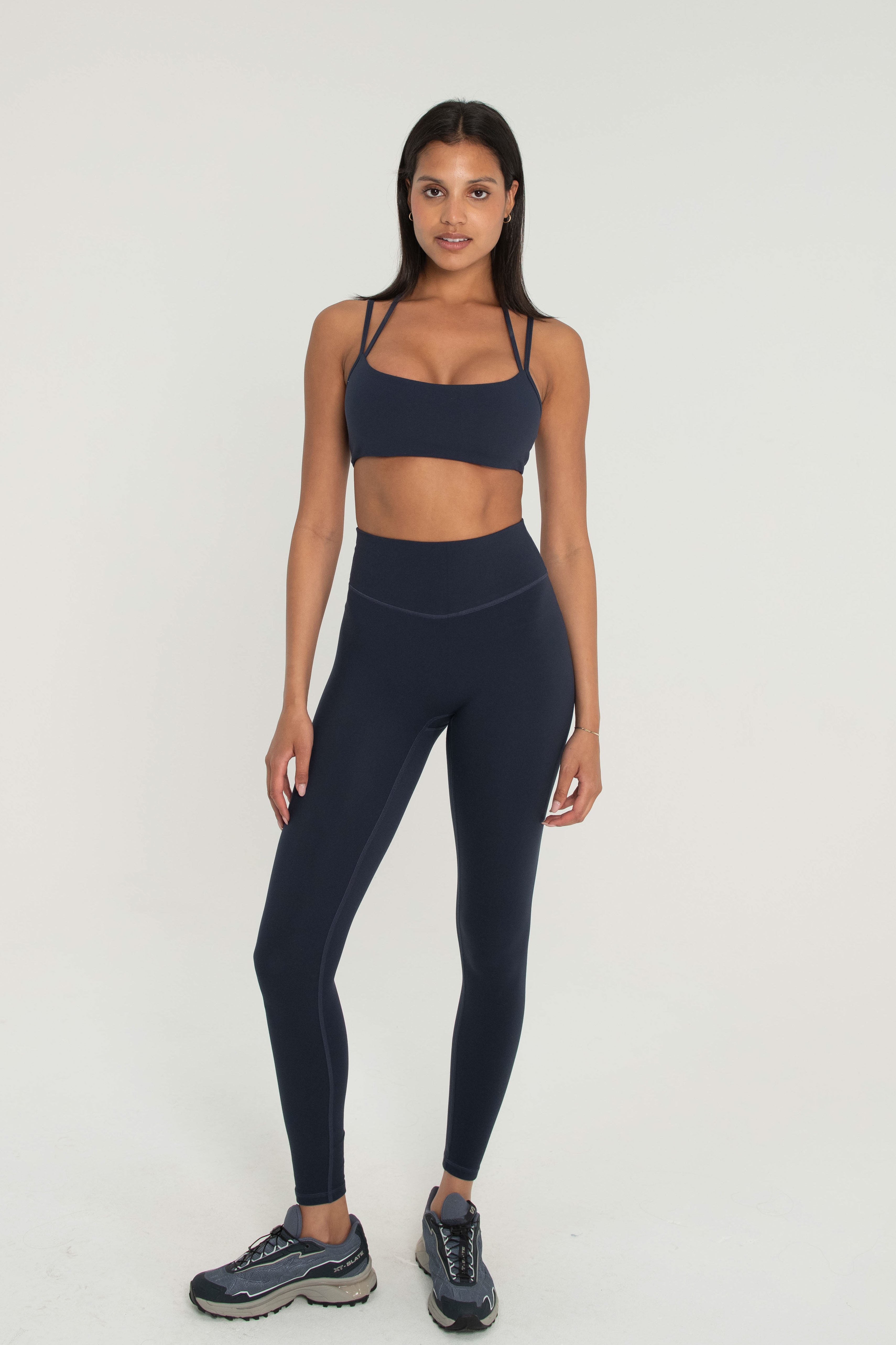 Double Strap Bra Navy