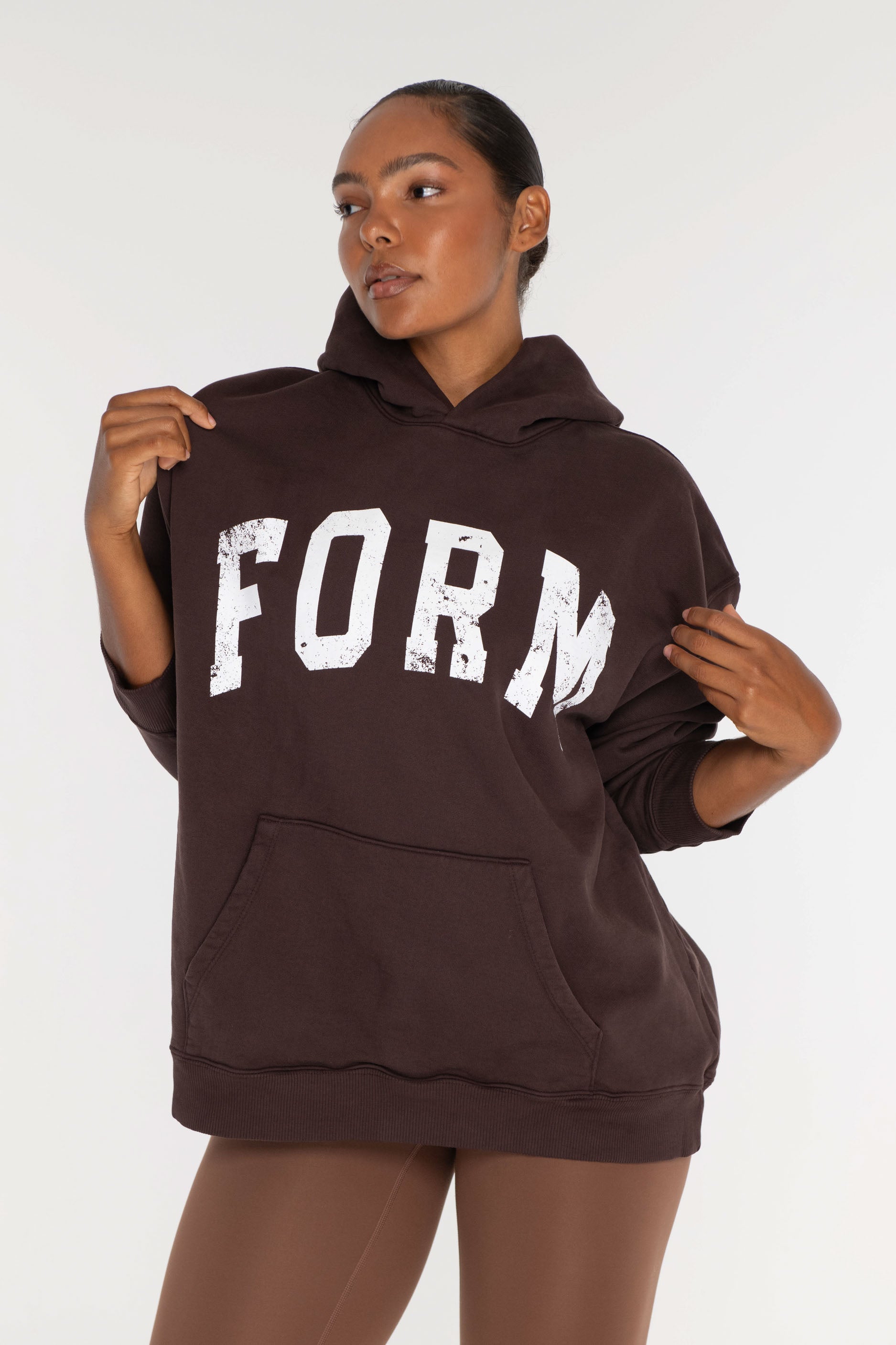 FORM Hoodie Espresso
