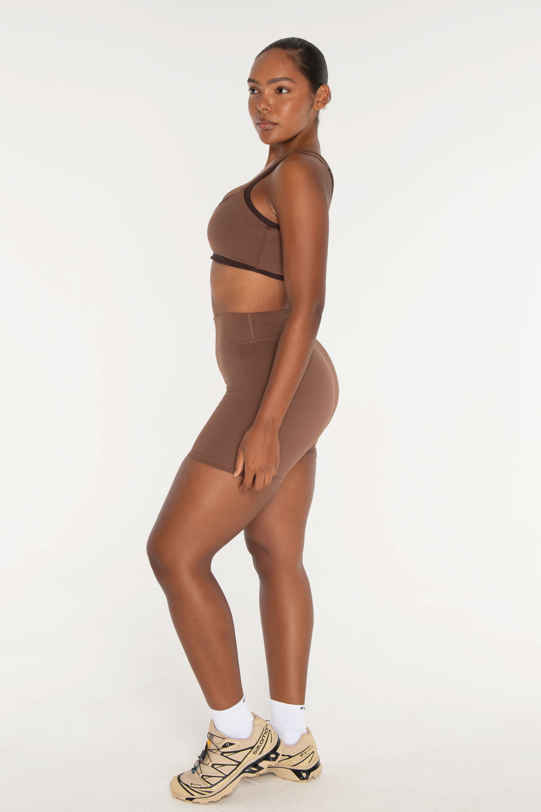 Layered Bra Teddy/Espresso