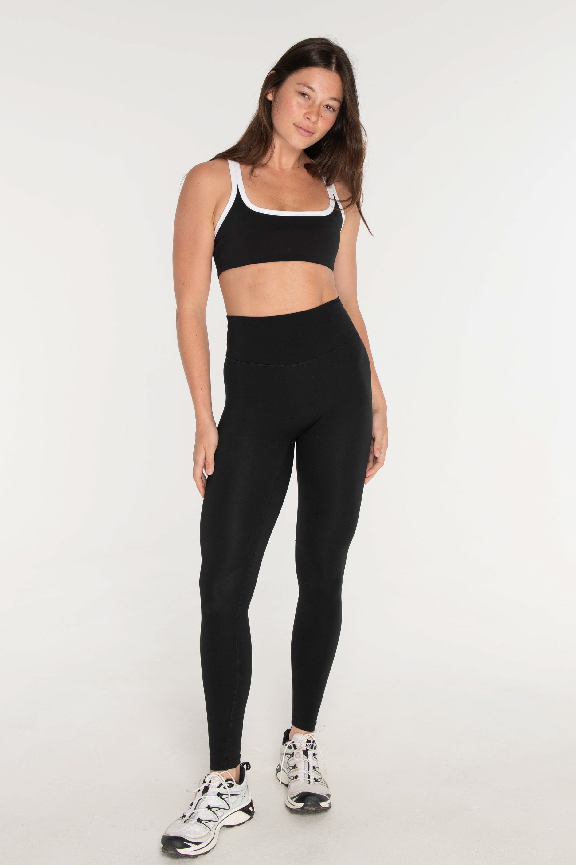 Racer Bra Black/White