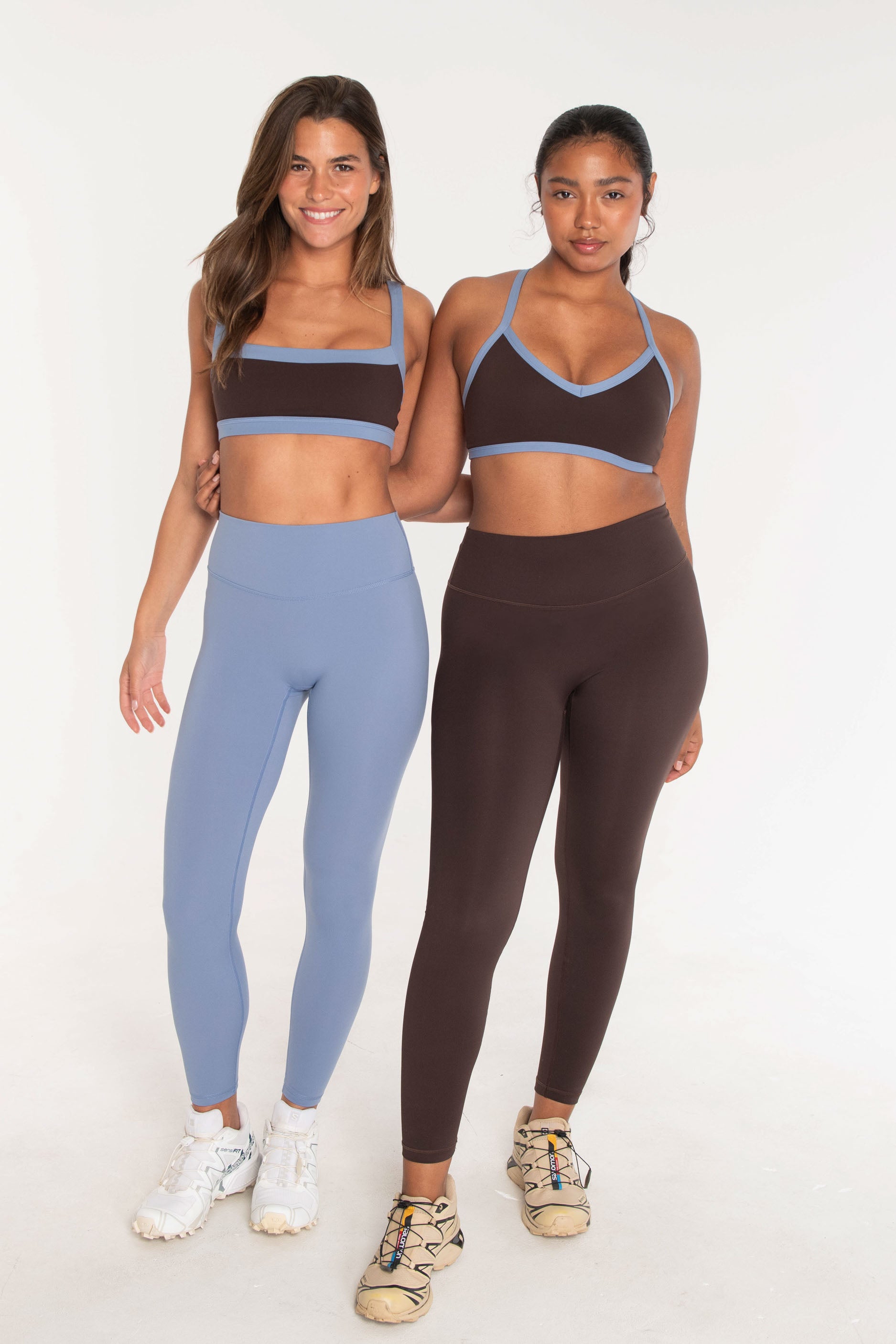 V Neck Bra Espresso/Glacier