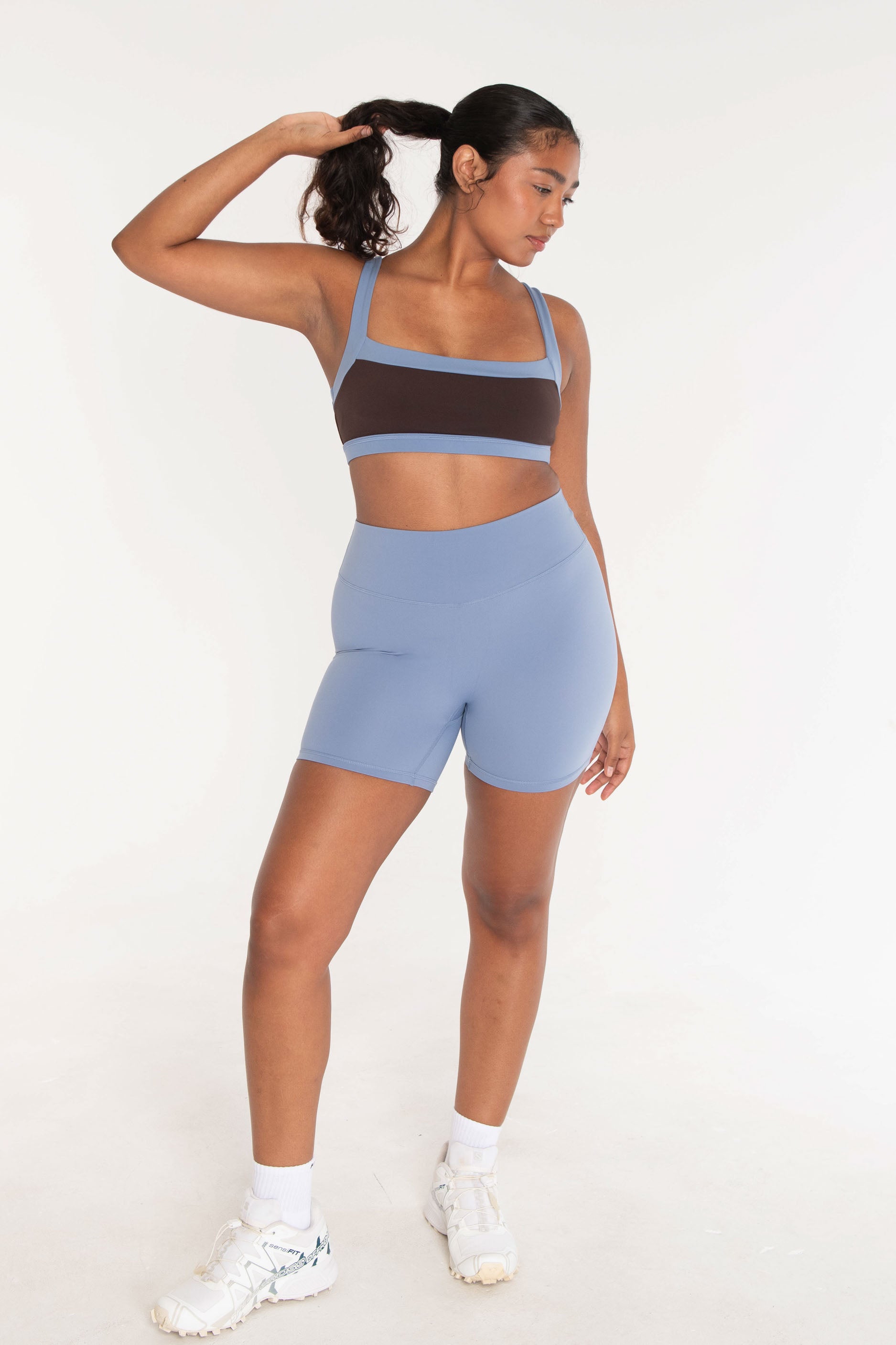 Straight Neck Bra Espresso/Glacier