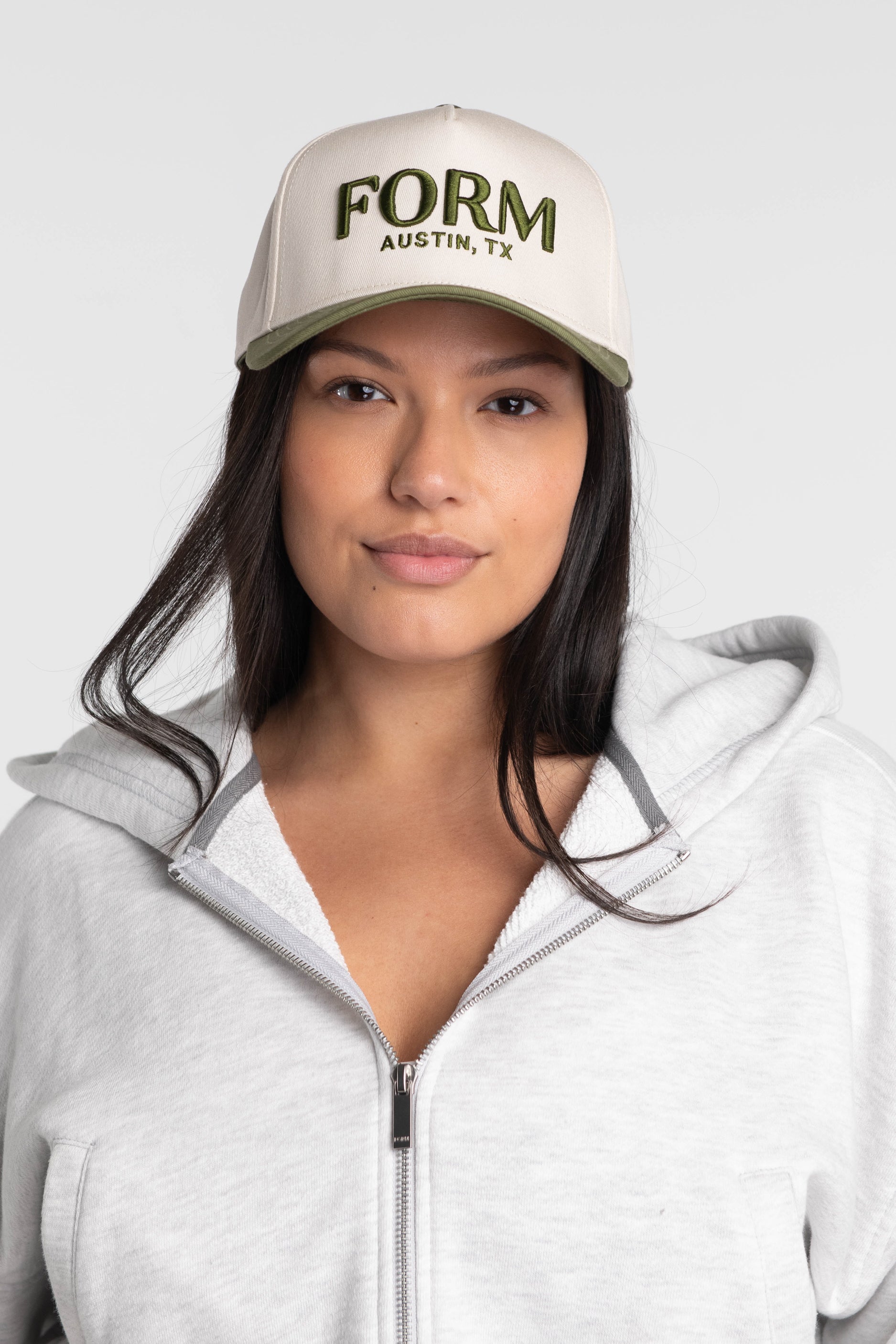 Austin FORM Hat Green/Cream