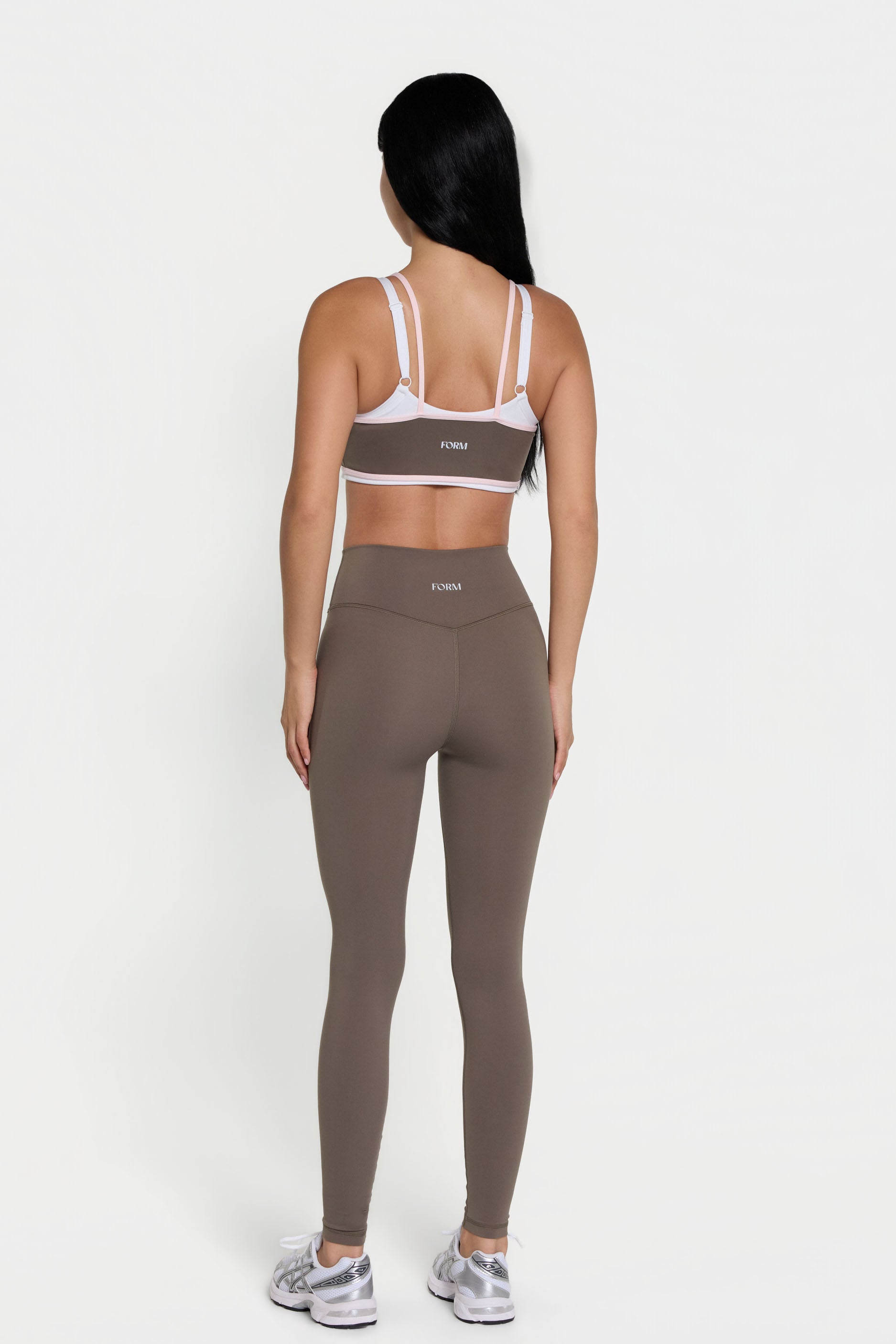 Binding Layered Bra Walnut/Pink
