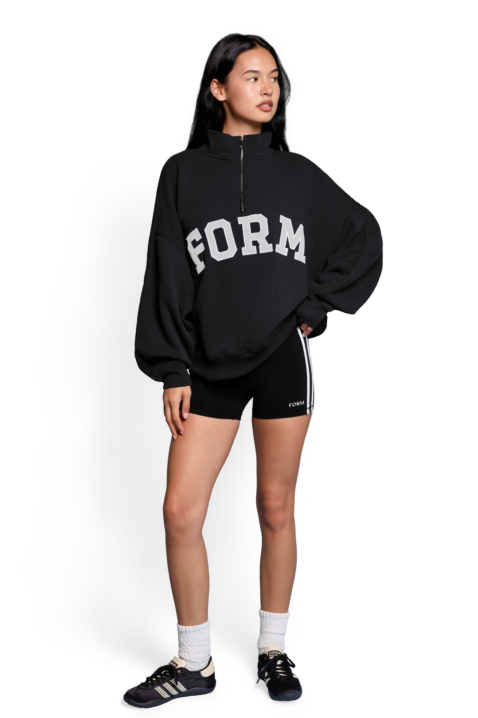 uniFORM Quarter Zip Black