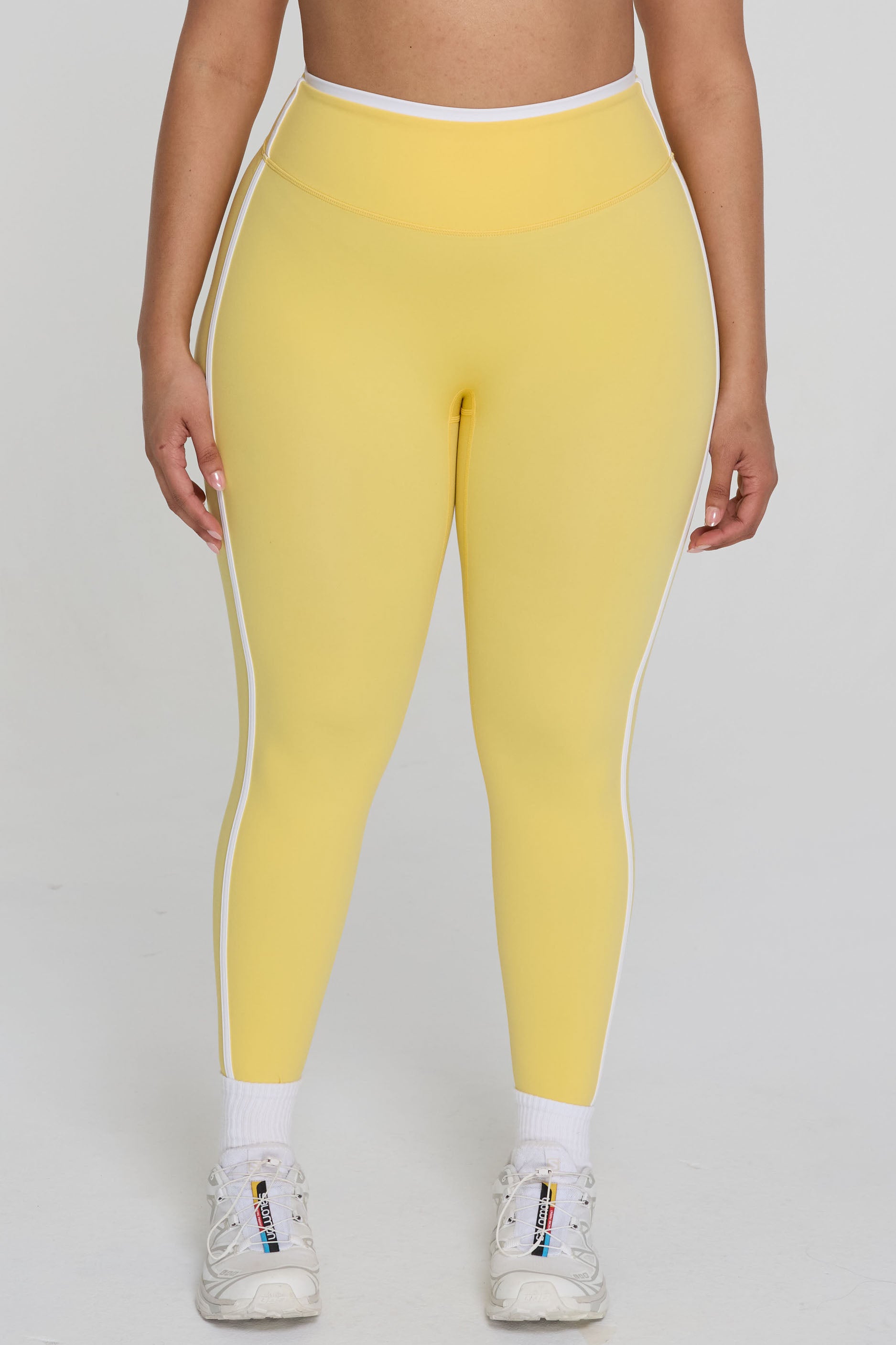 Two Tone Leggings Daisy/White
