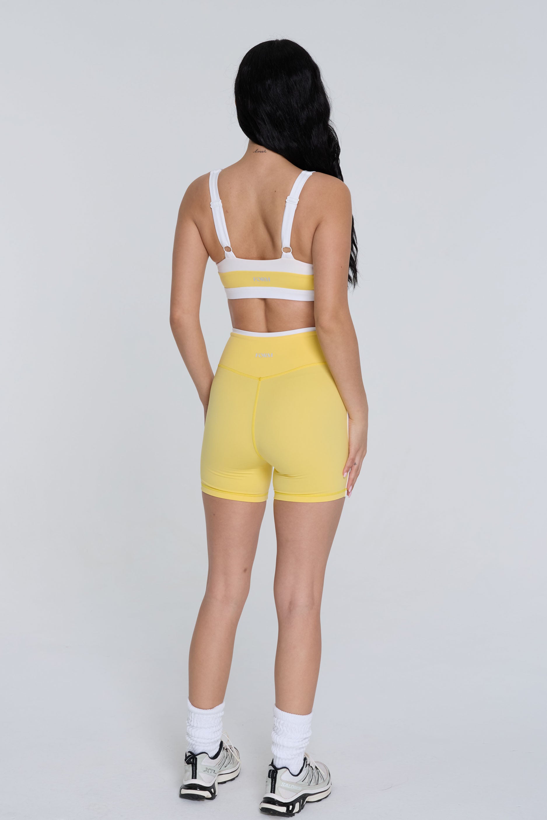 Two Tone Shorts Daisy/White