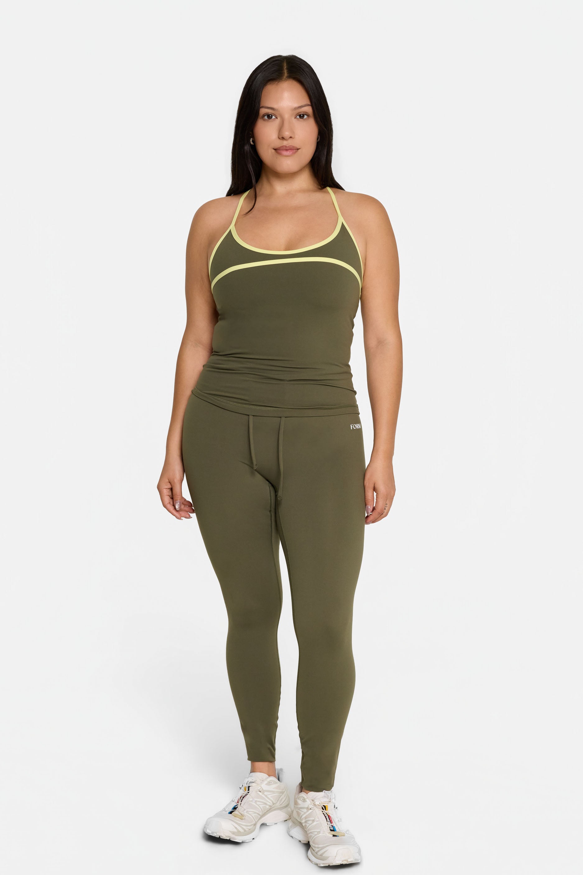 Drawstring Legging Olive