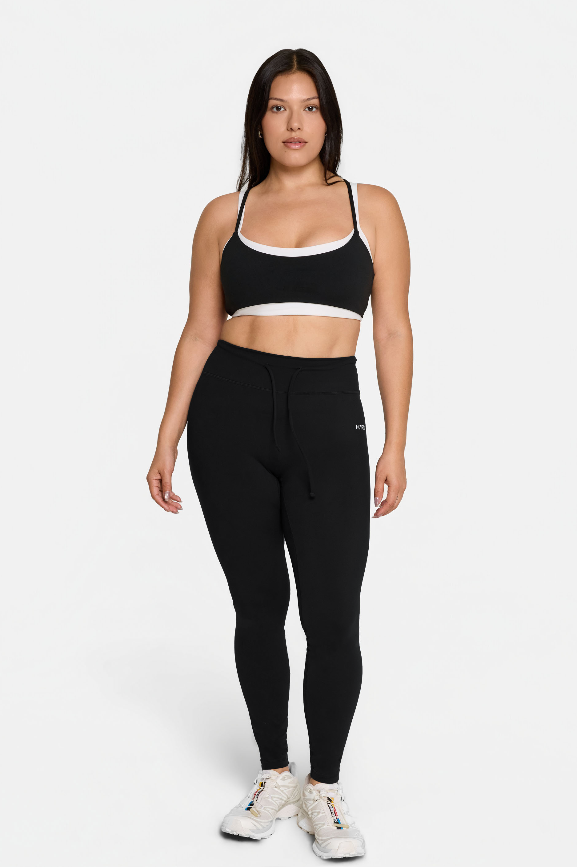 Drawstring Legging Black