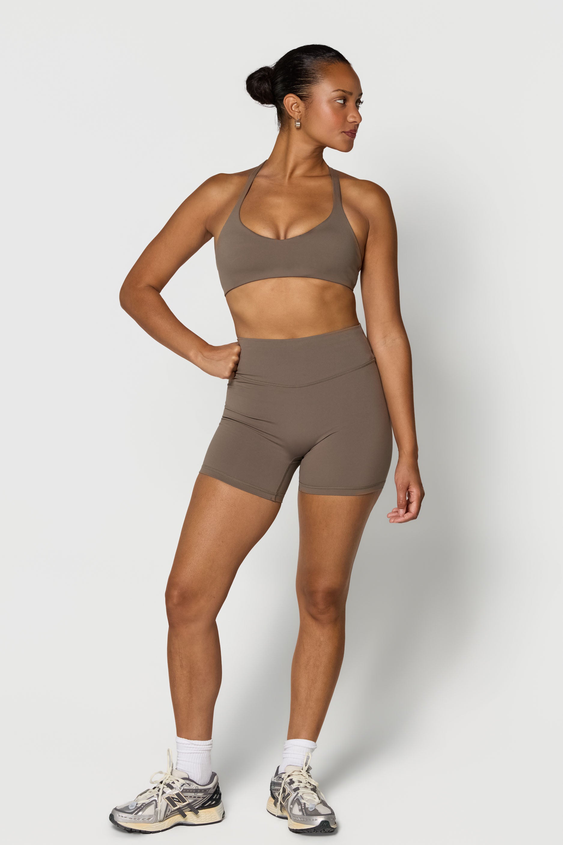 Seamless X Bra Walnut