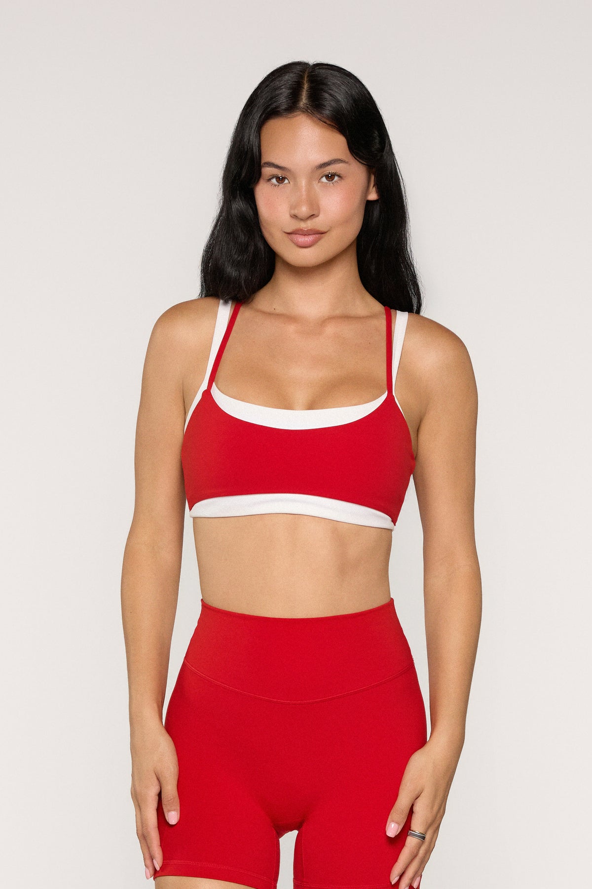 Layered Bra Cherry