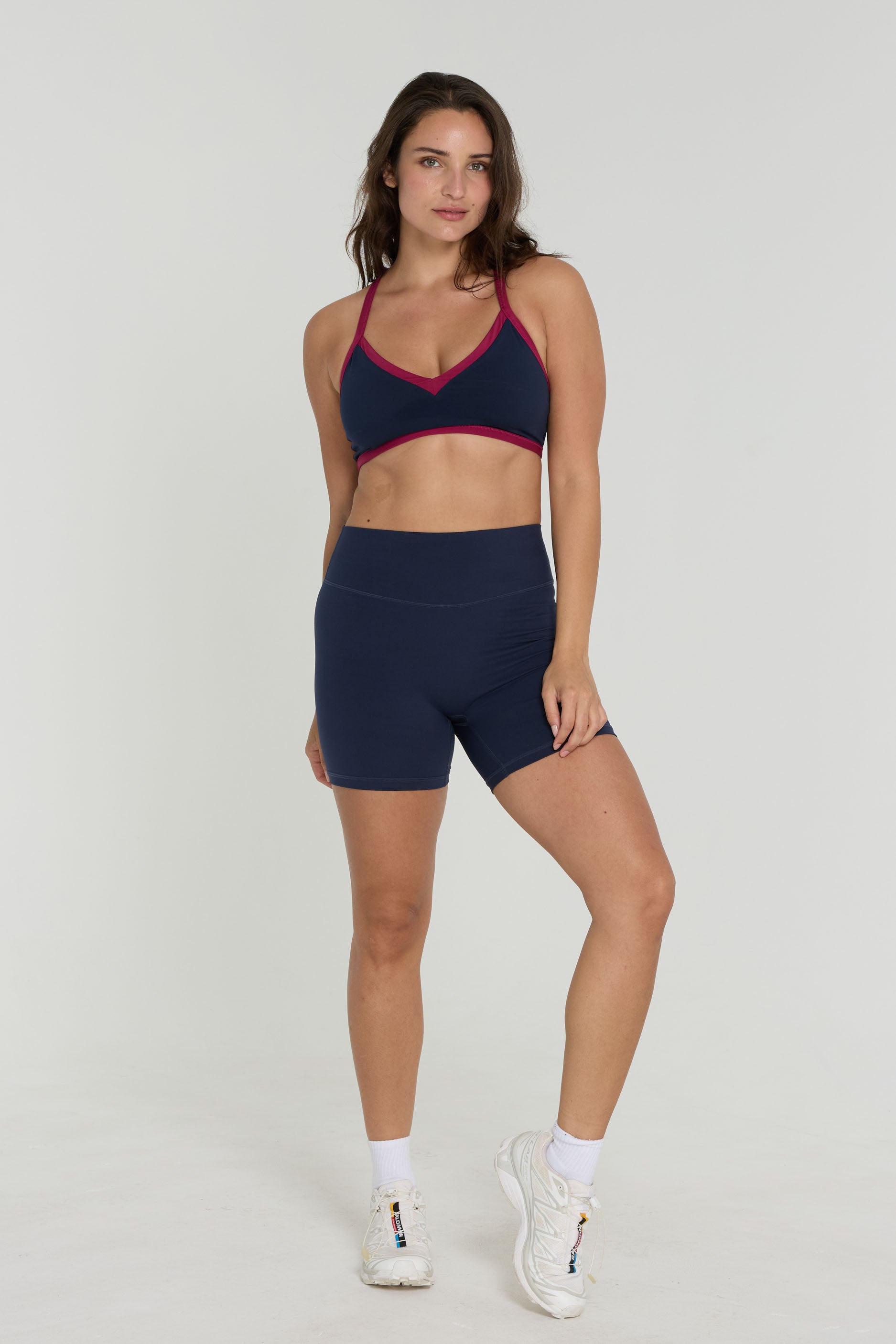 Reversible V Neck Bra Espresso/Crush Navy/Crush