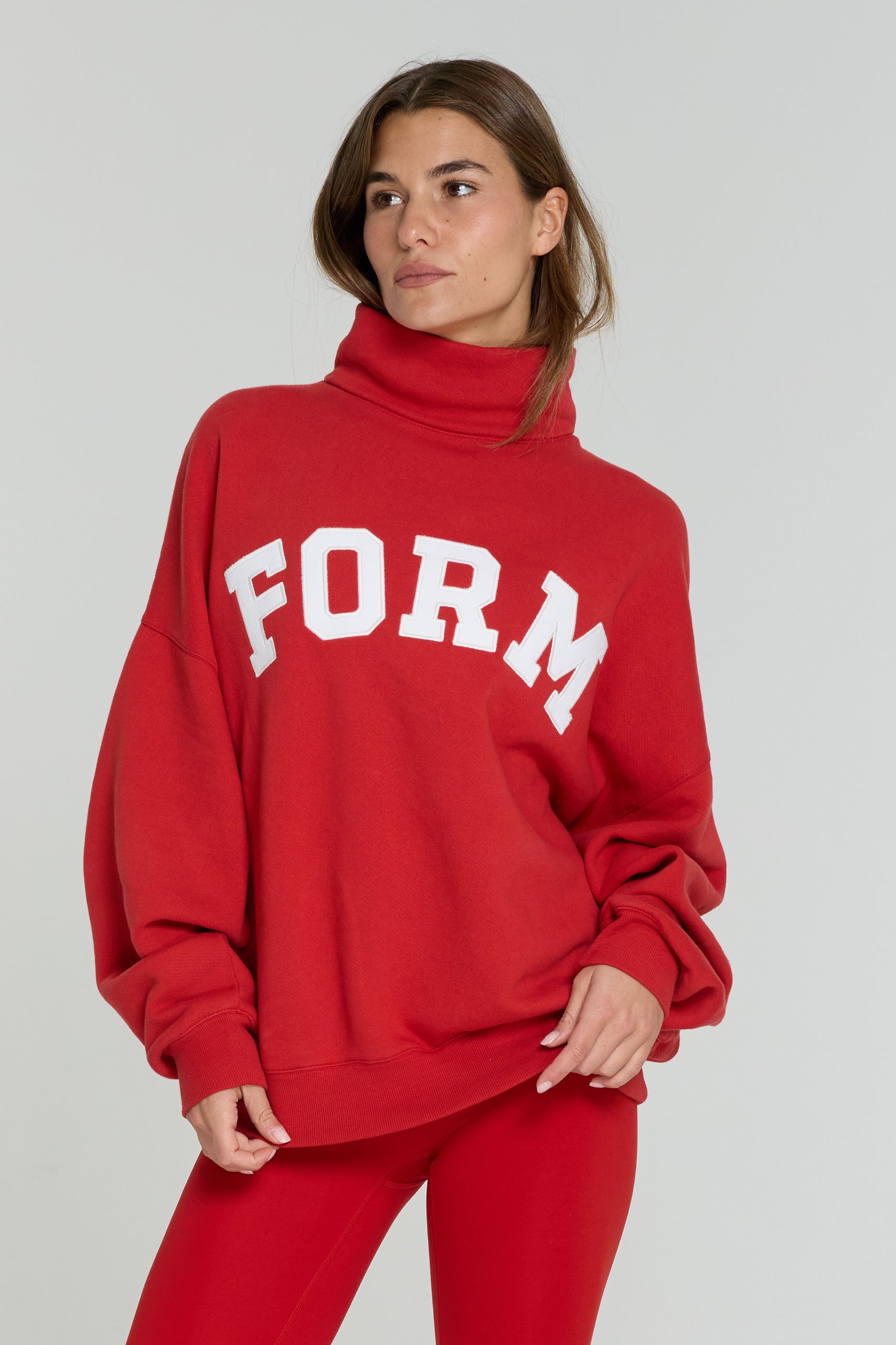 uniFORM Sweatshirt Cherry/White