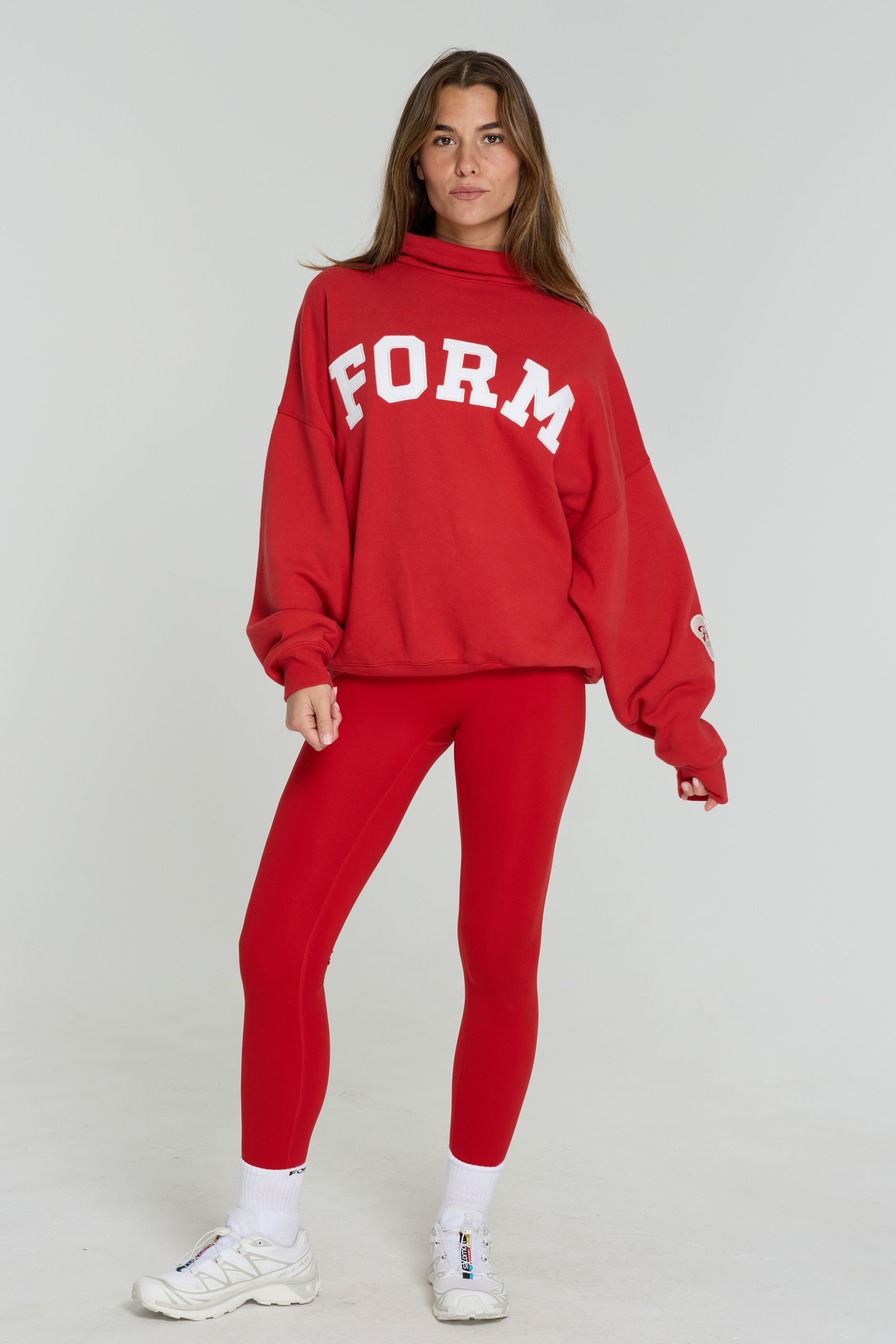 uniFORM Sweatshirt Cherry/White