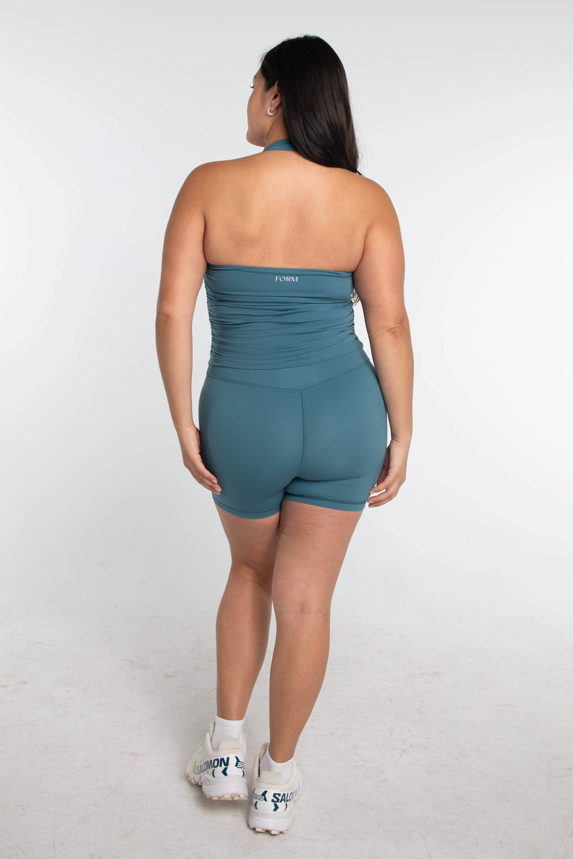 Halter Scrunch Tank Lagoon