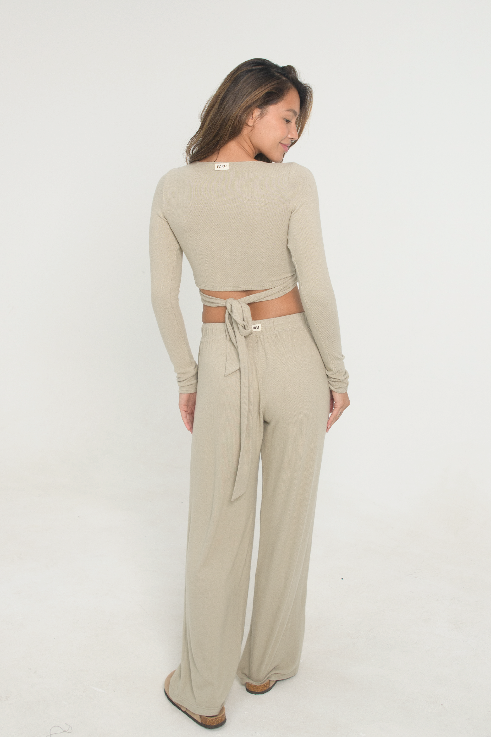 Wrap Sweater Oatmeal