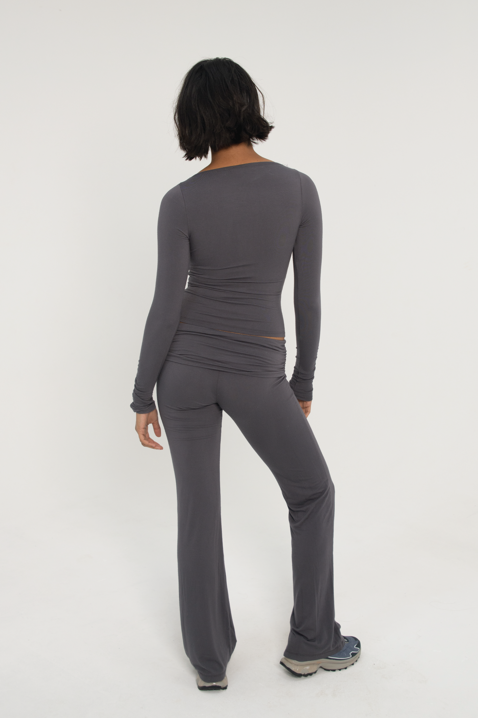 Boat Neck Long Sleeve Thunderstorm