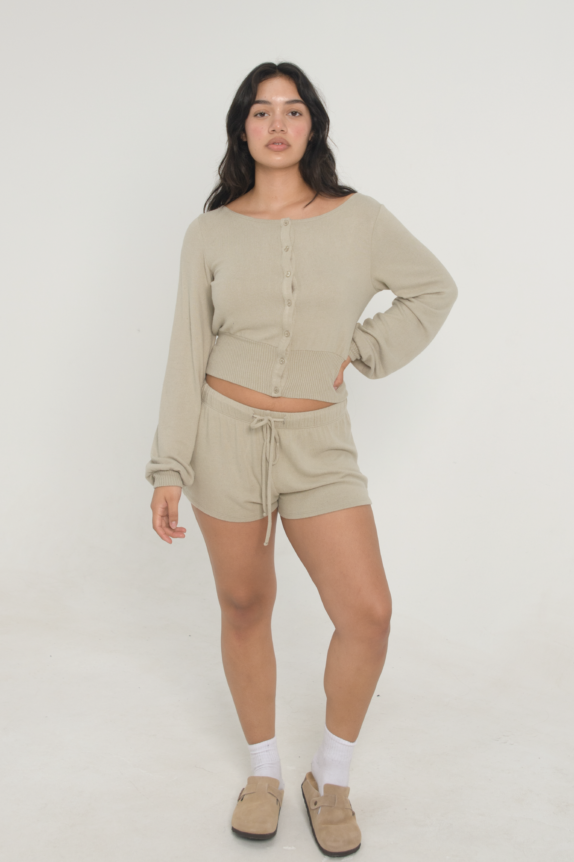 Sweater Shorts Oatmeal