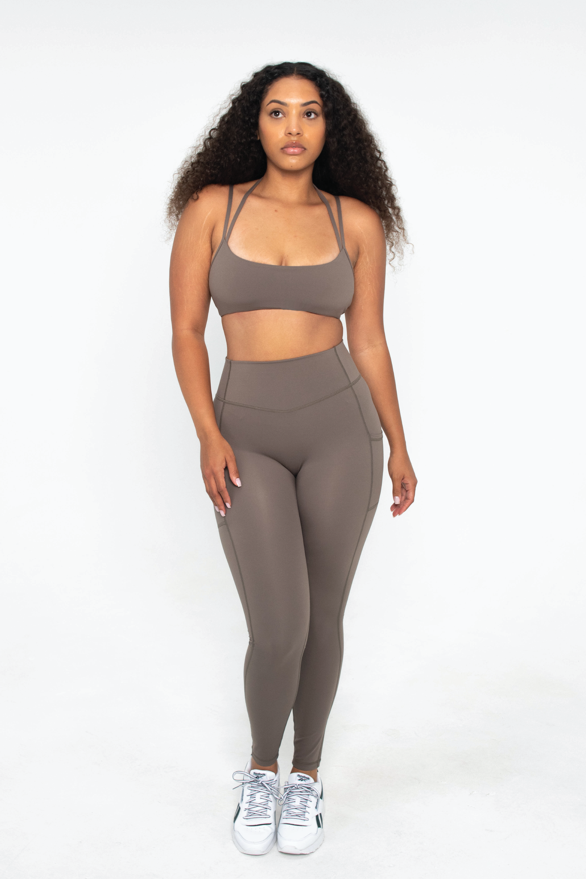 Double Strap Bra Walnut