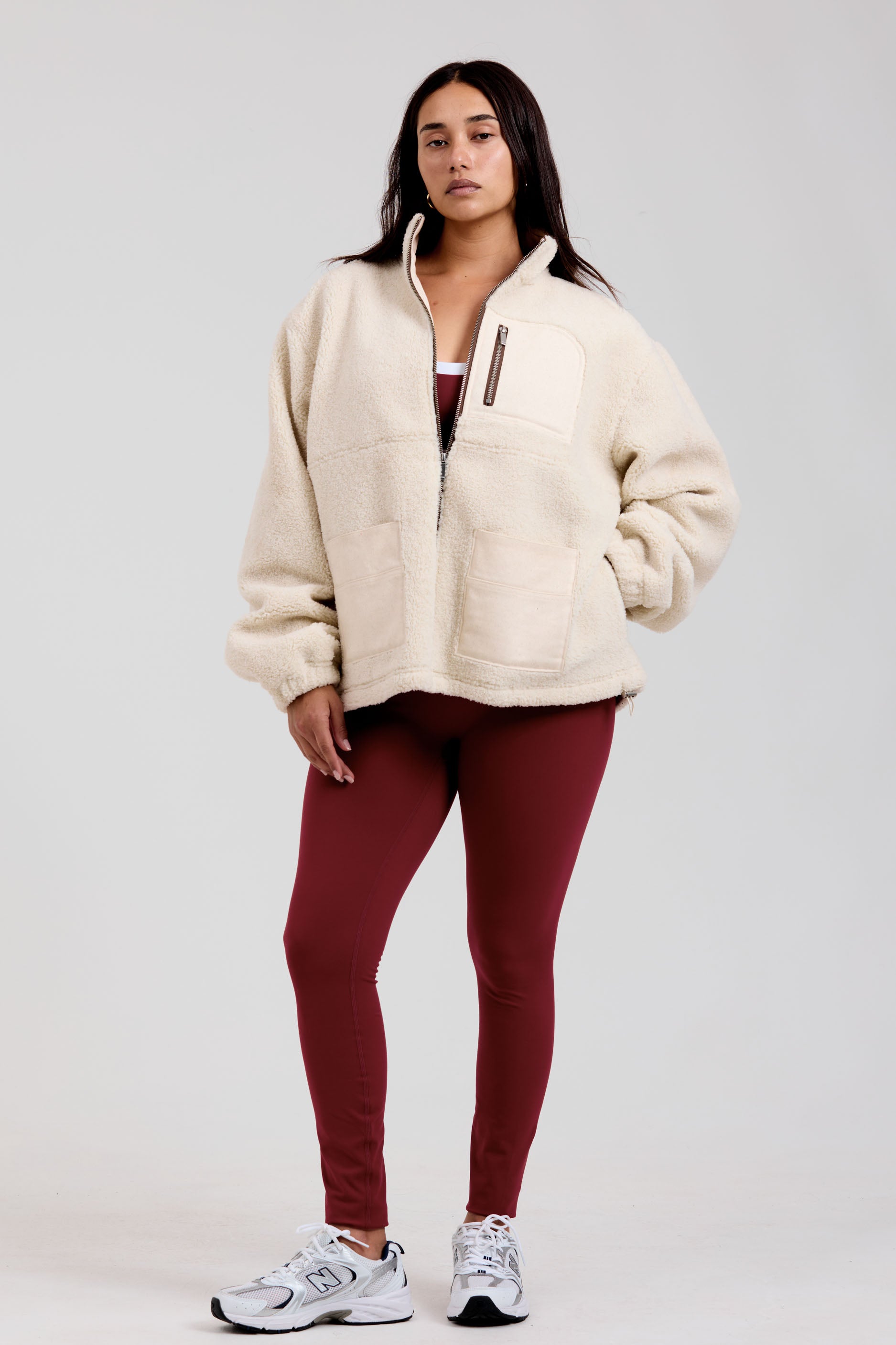 Sherpa Jacket   Cream
