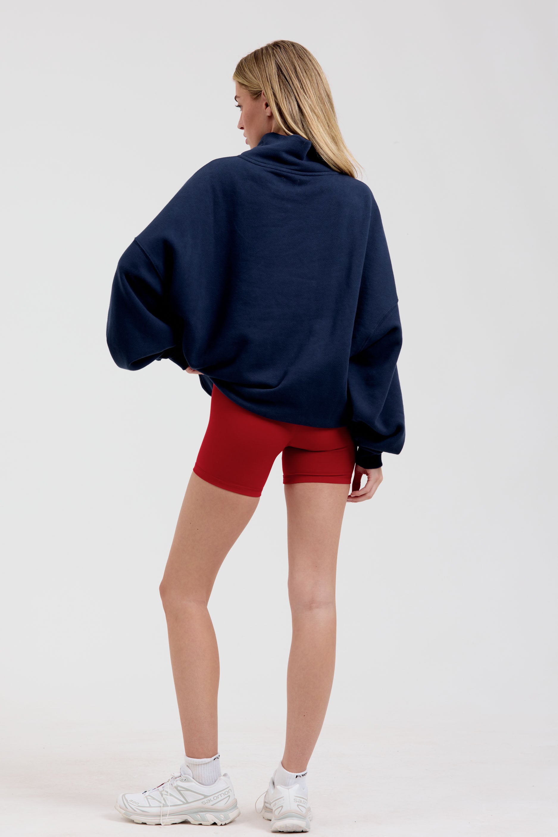 OFFICE HOLIDAY UNIFORM SWEAT NAVY Heavyweight Crewneck Sweatshirt 