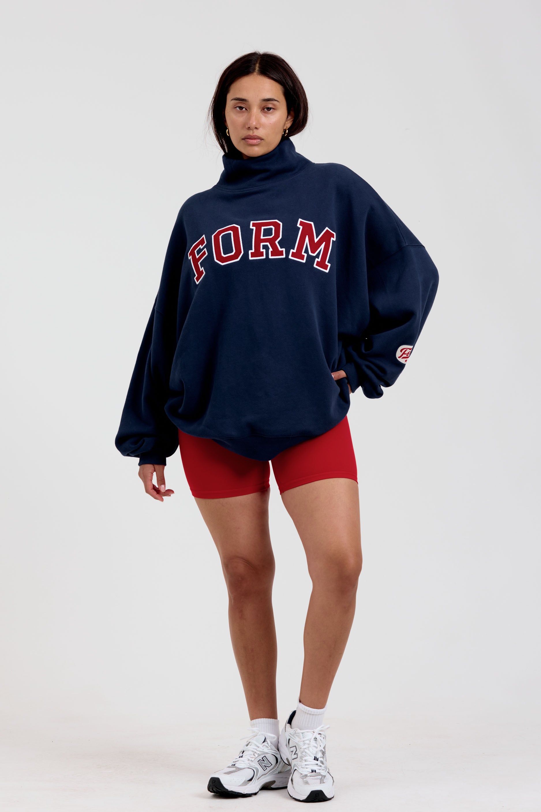 uniFORM Sweatshirt   Navy/Cherry
