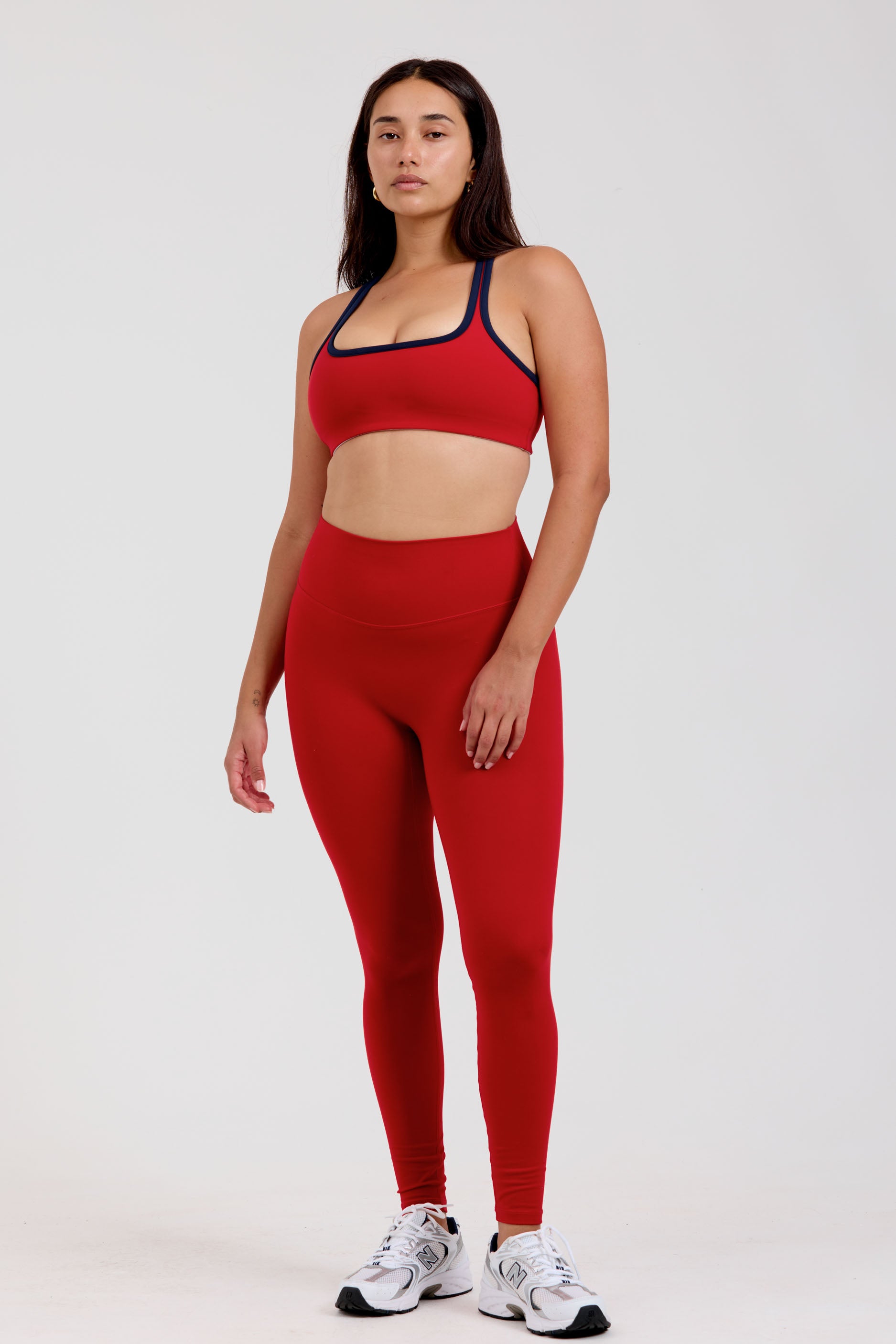 Reversible Racer Bra   Cherry/Navy   Dolphin/Navy
