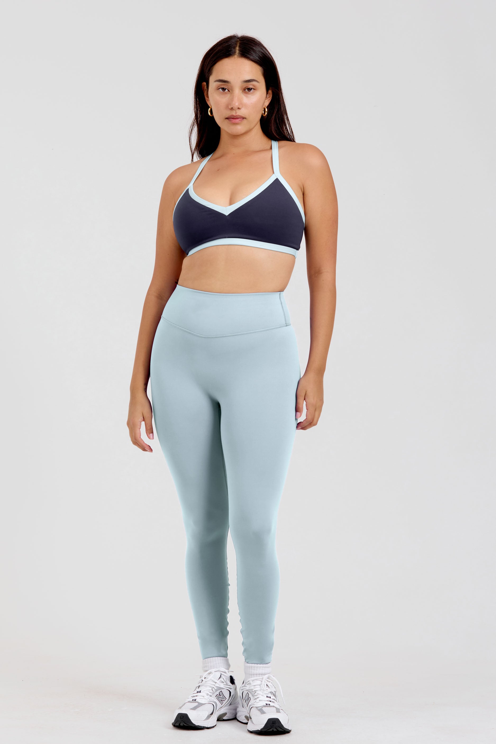 Reversible V Neck Bra   Navy/Dolphin   Palm/Dolphin
