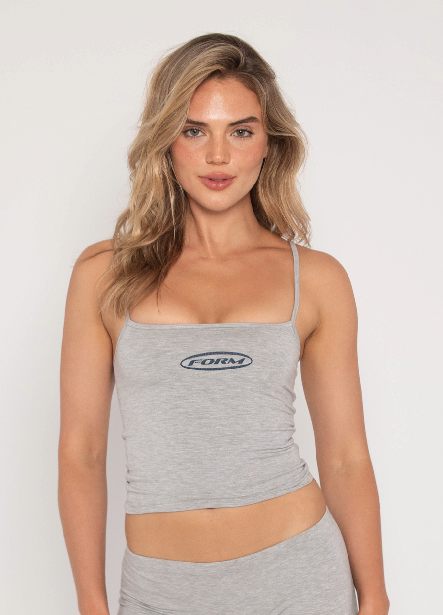 FORM Cotton Cami - Heather Grey