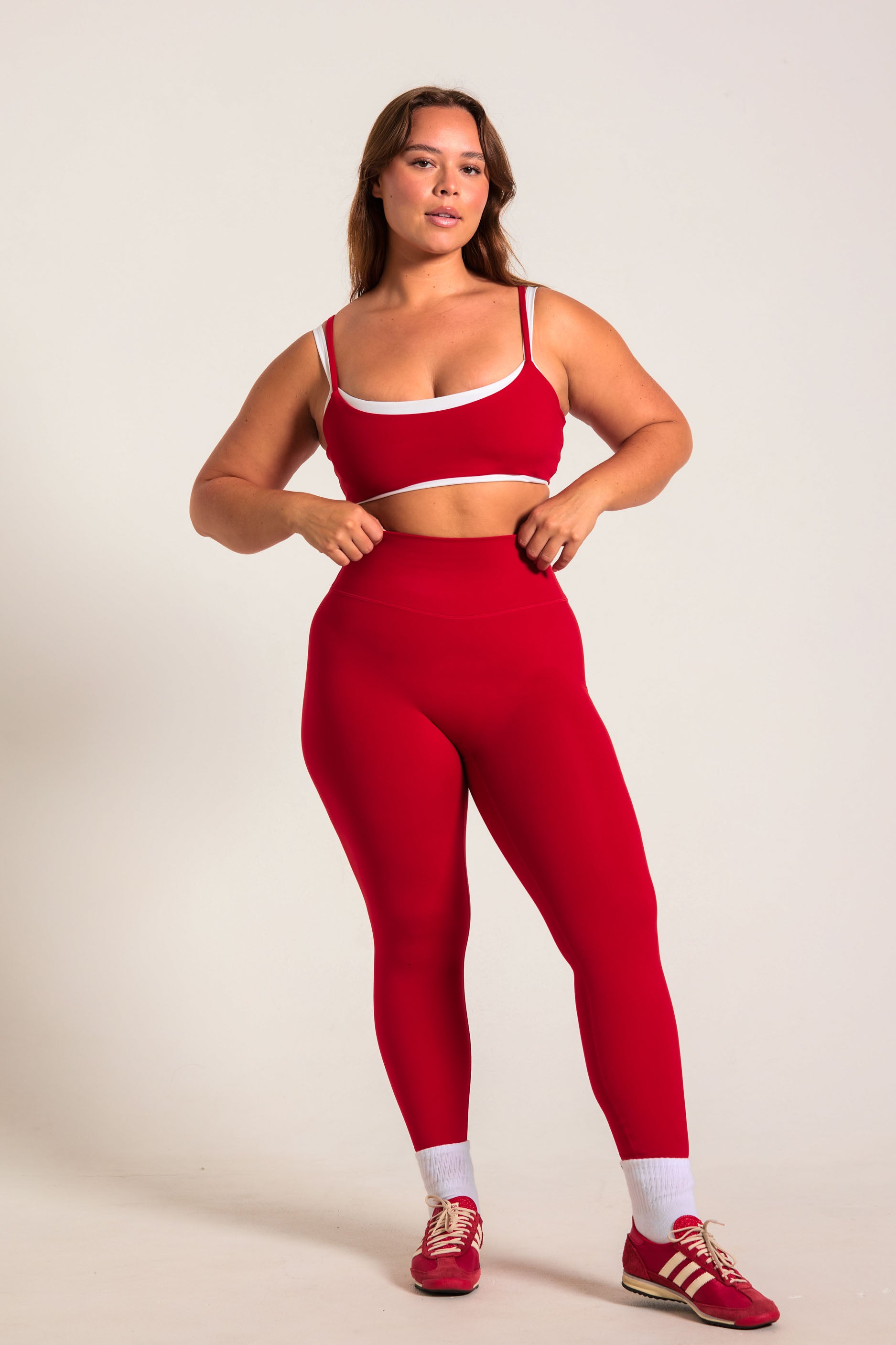 Layered Bra   Cherry
