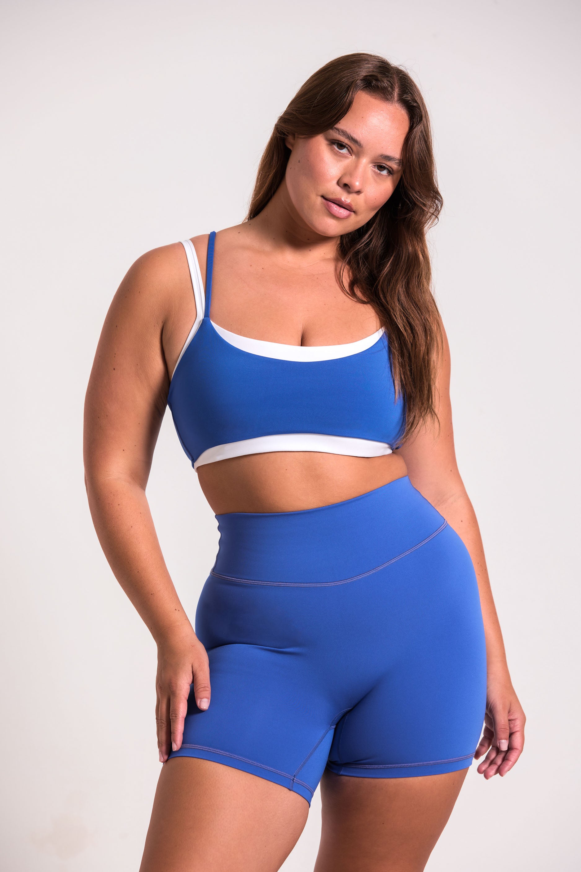 Layered Bra   Cobalt
