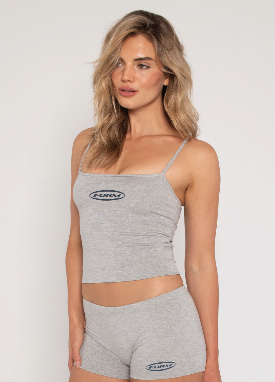 FORM Cotton Cami - Heather Grey