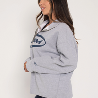 Quarter Zip - Heather Grey