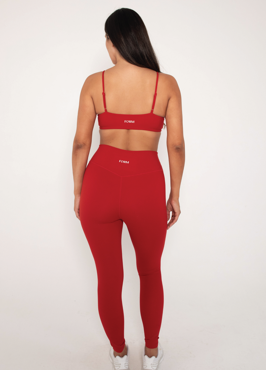 Core Leggings - Cherry