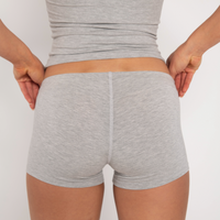 FORM Cotton Shorts - Heather Grey