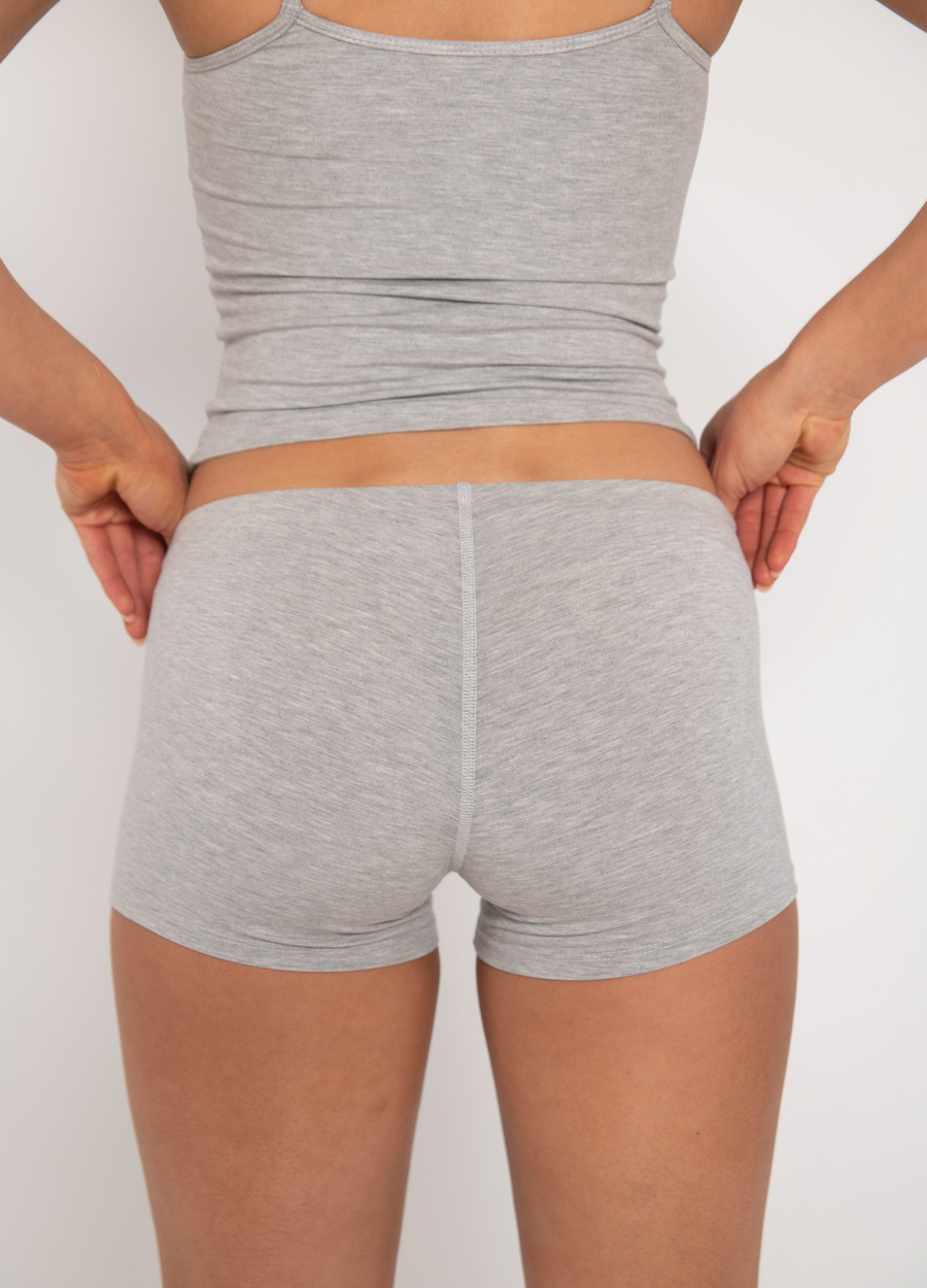 FORM Cotton Shorts - Heather Grey