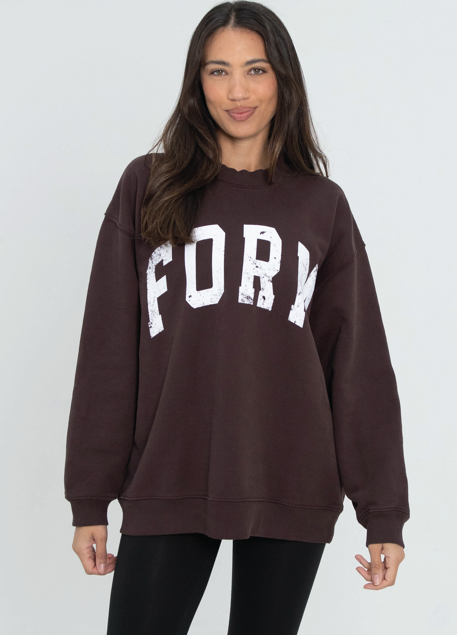 FORM Crewneck - Espresso