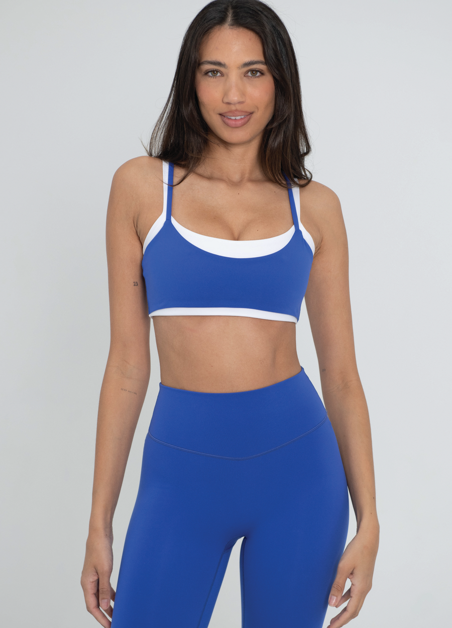 Layered Bra - Cobalt