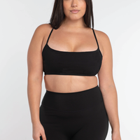 Criss Cross Bra - Black