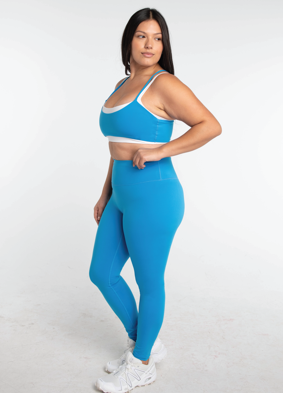 Core Leggings - Aqua