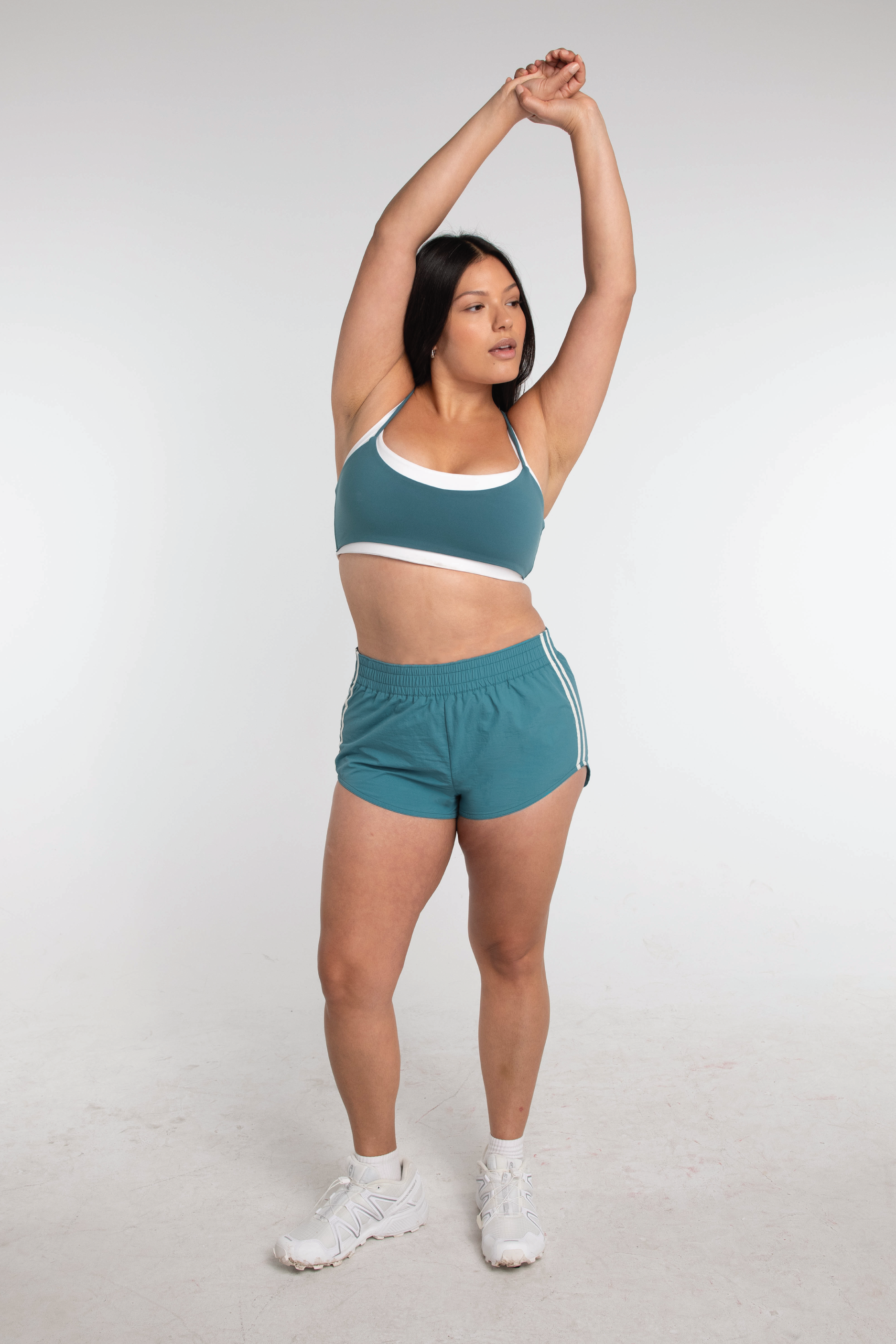 Nylon Shorts   Lagoon
