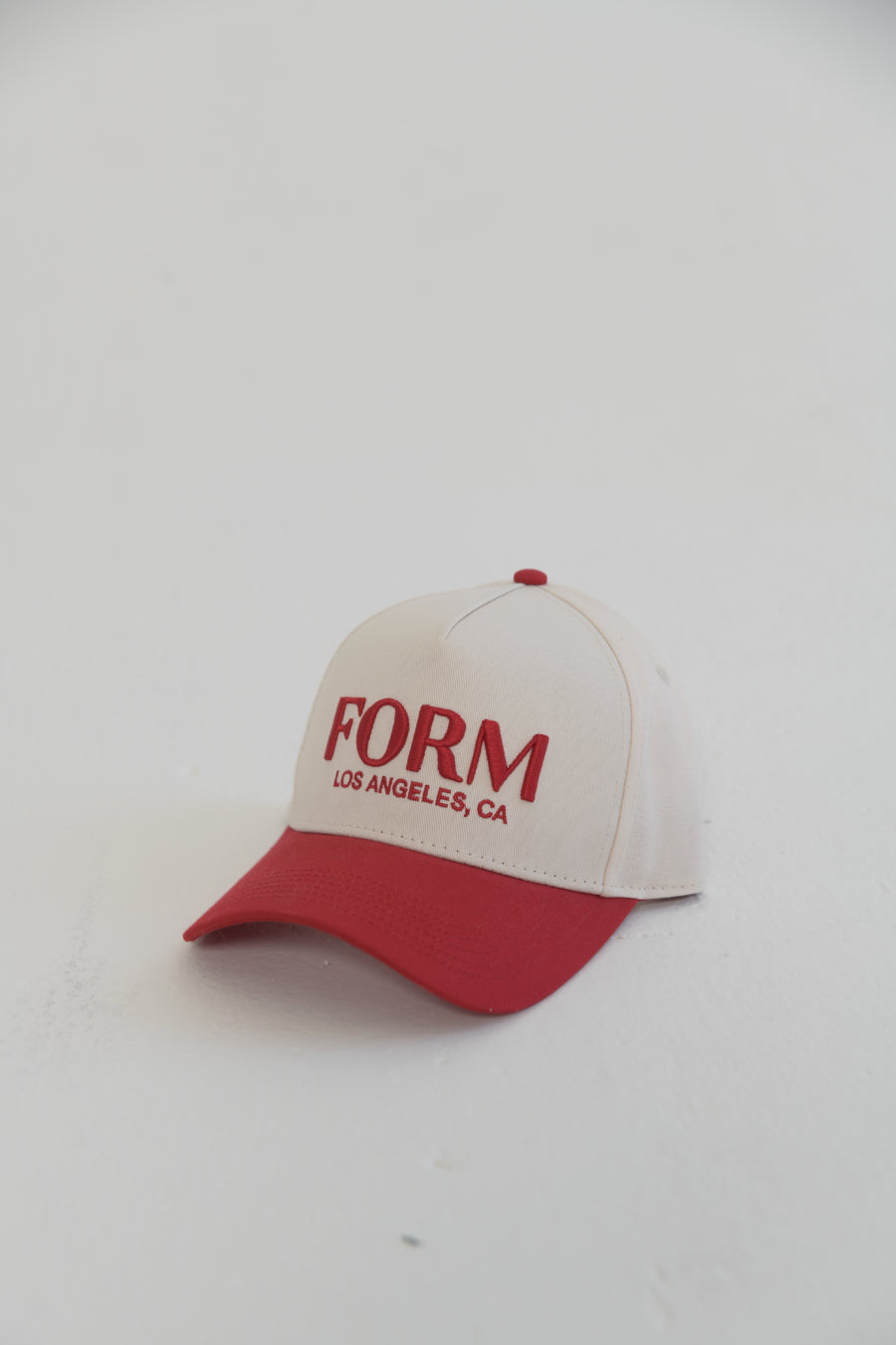 Los Angeles FORM Hat   Red/Cream
