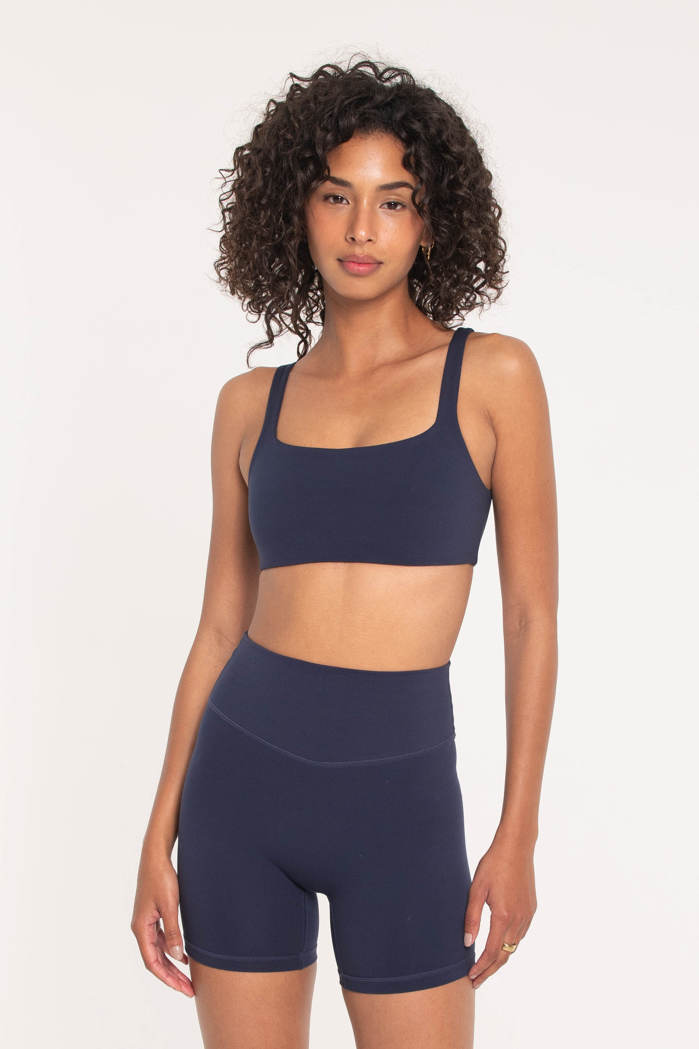 Square Bra    Navy
