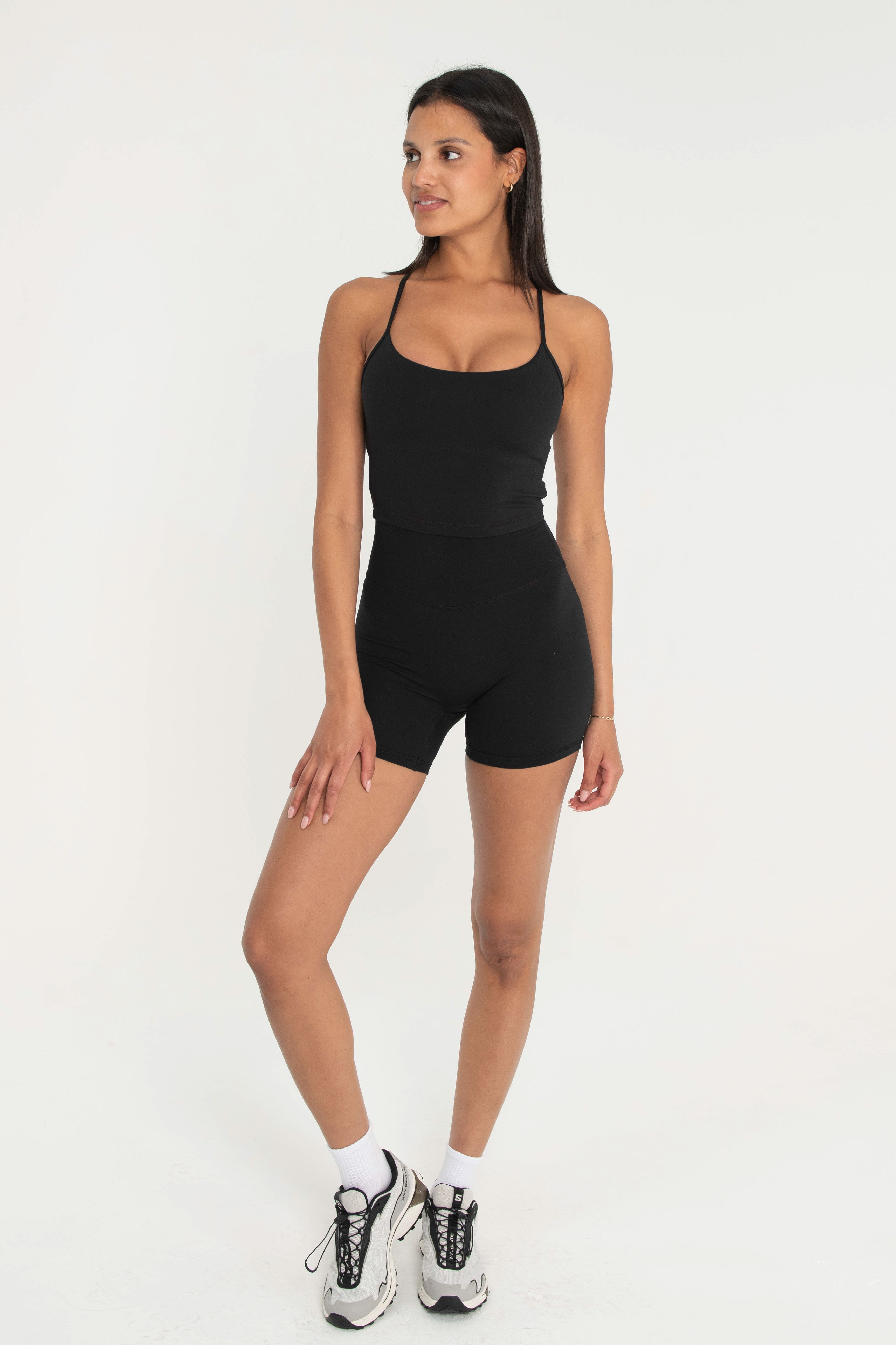 Criss Cross Tank   Black
