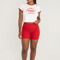 FORM Athletics Tee - Cherry